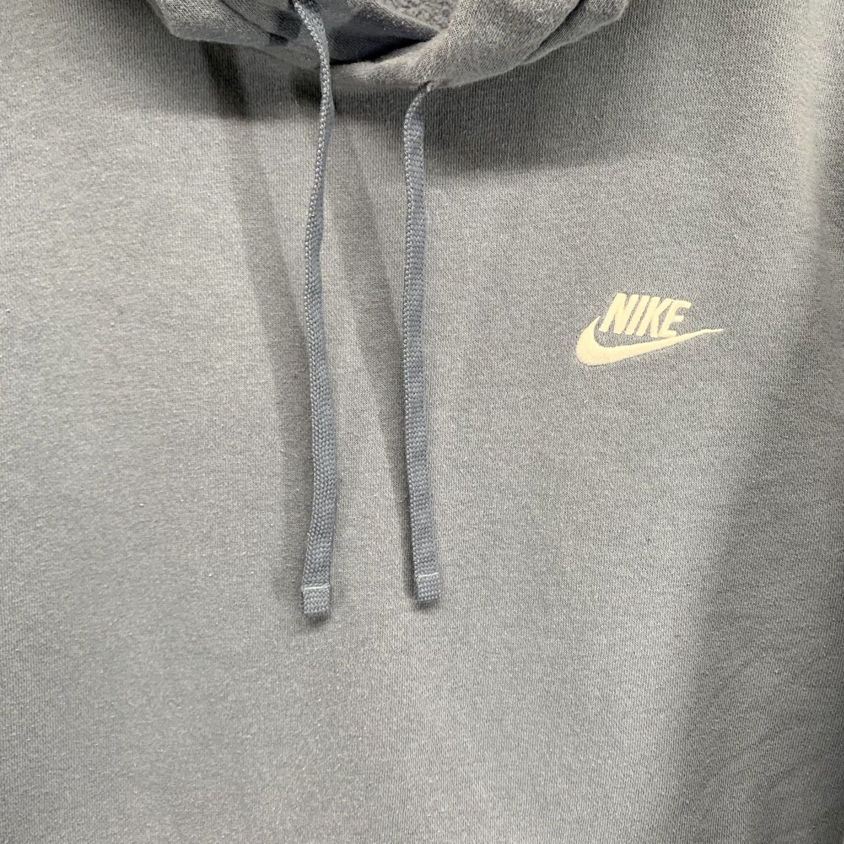 Nike Nike Hoodie Mens Small Light Blue Embroidered Swoosh Graphic Print 90s Sportswear Pullover Hooded Sweatshirt Size US S / EU 44-46 / 1 - 7 Thumbnail