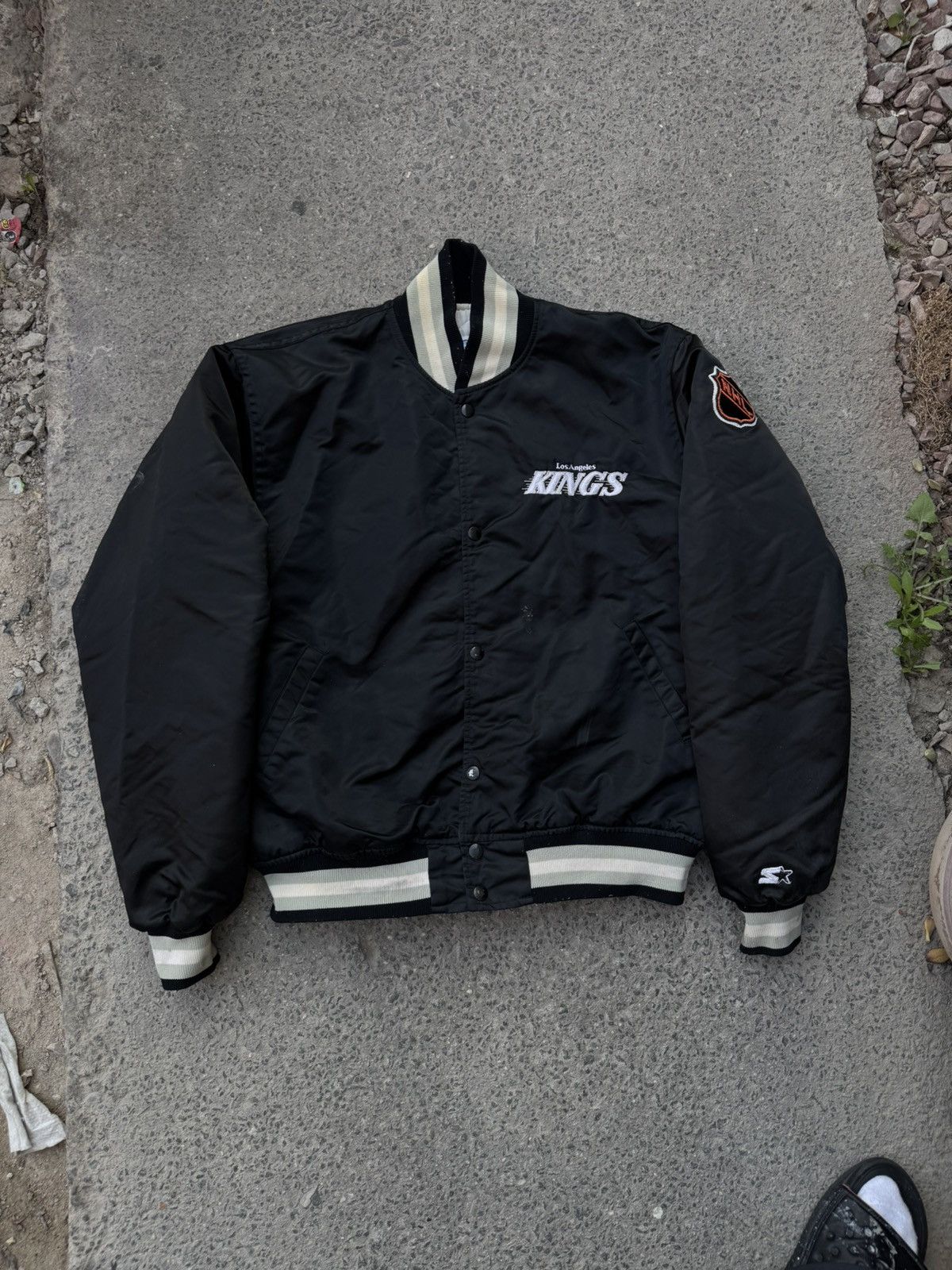 Starter × Vintage Vintage Starter Bomber Satin Jacket Los Ángeles Kingz Size US L / EU 52-54 / 3 - 1 Thumbnail