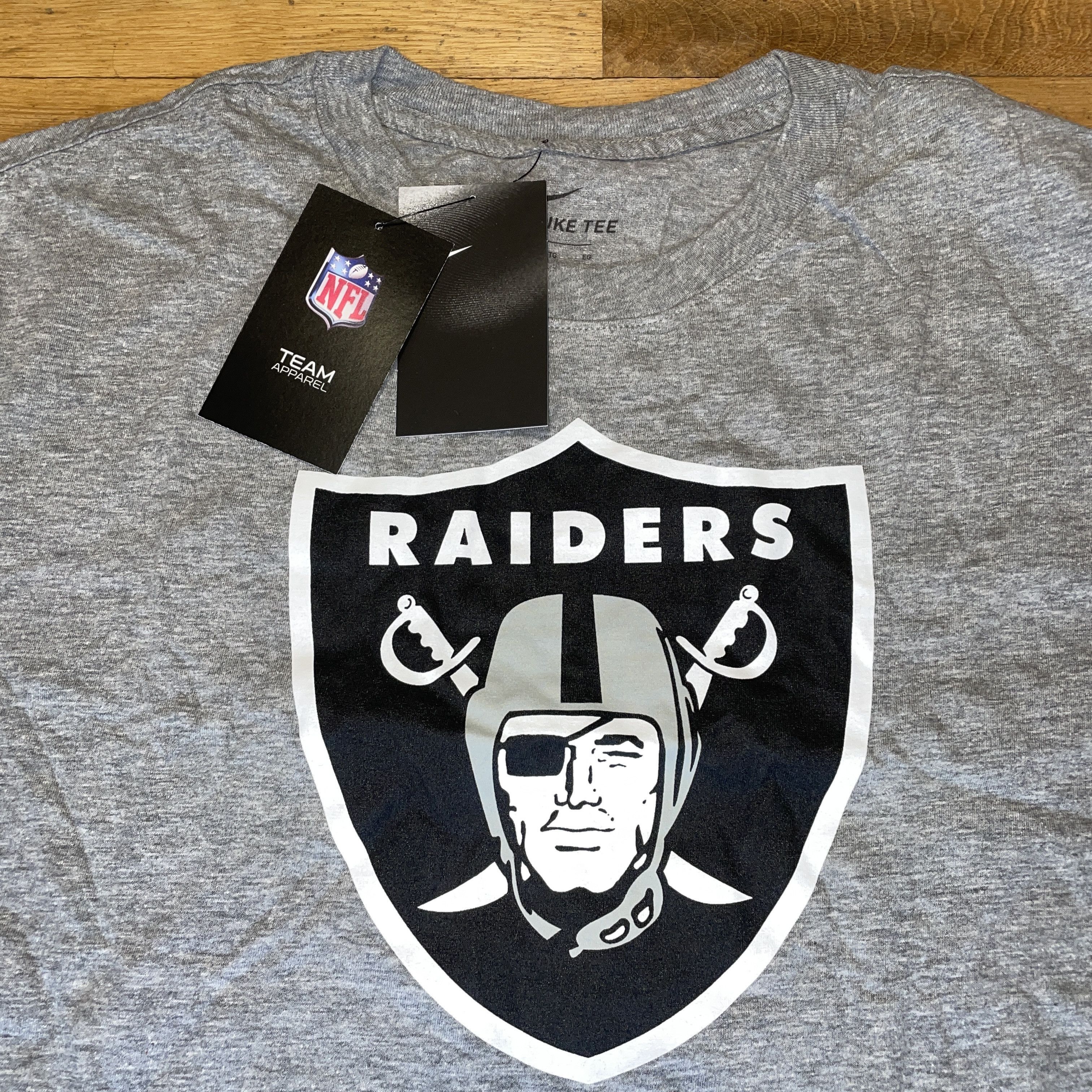 NFL × Nike NIKE NFL LAS VEGAS RAIDERS MEN'S T-SHIRT Size XL -NEW-STO Size US XL / EU 56 / 4 - 6 Thumbnail