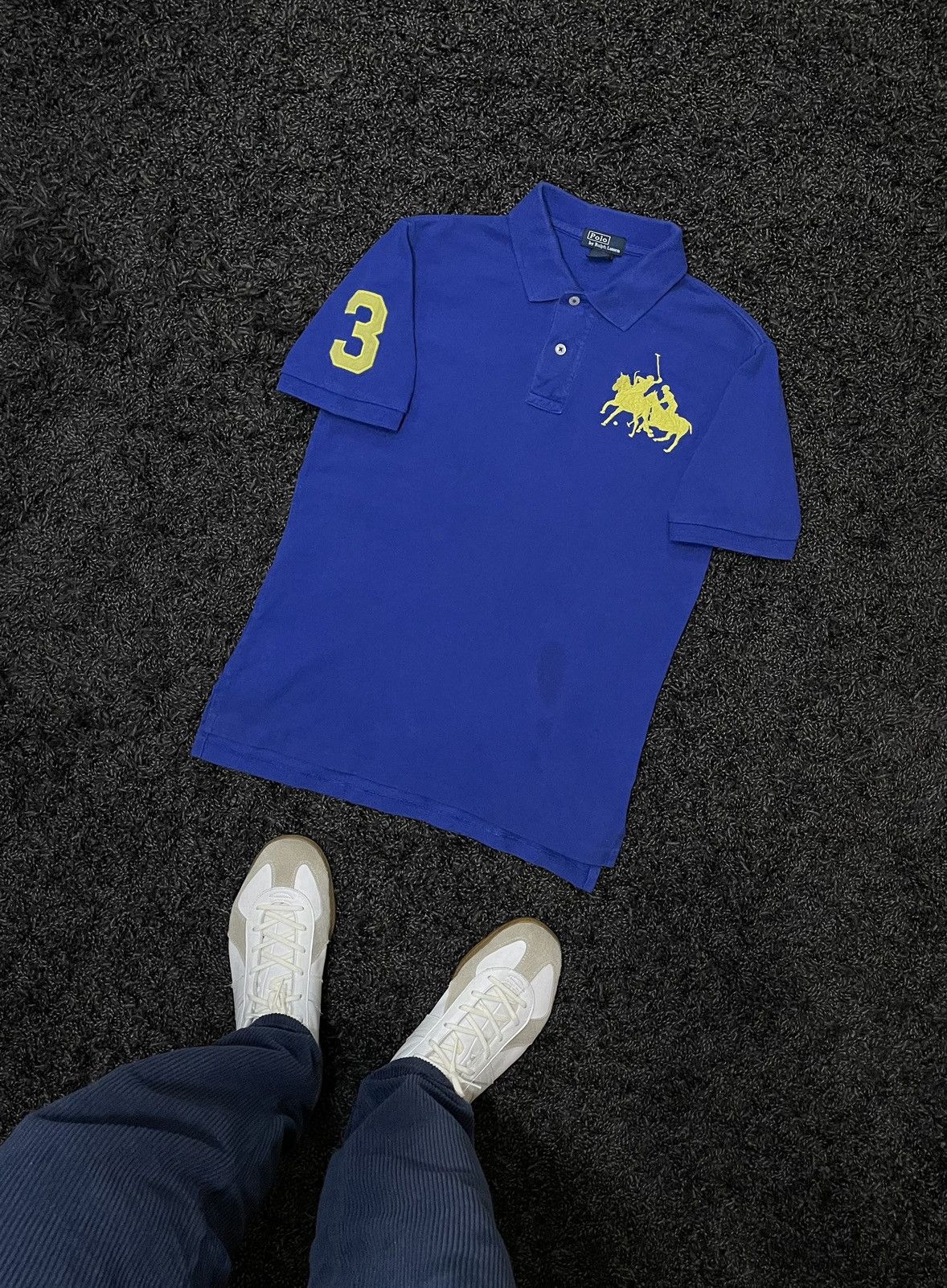 Rugby Ralph Lauren VINTAGE POLO RALPH LAUREN RUGBY 3 BIG PONY Polos Tee Y2K Size US S / EU 44-46 / 1 - 7 Thumbnail