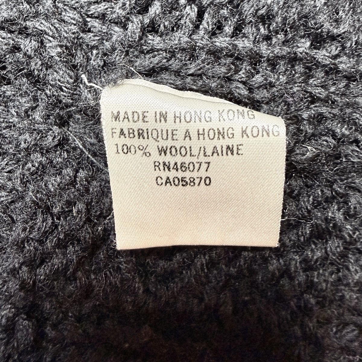 Esprit Vintage ESPRIT Wool Knit Sweater Vest – Black (S) Size US S / EU 44-46 / 1 - 7 Thumbnail