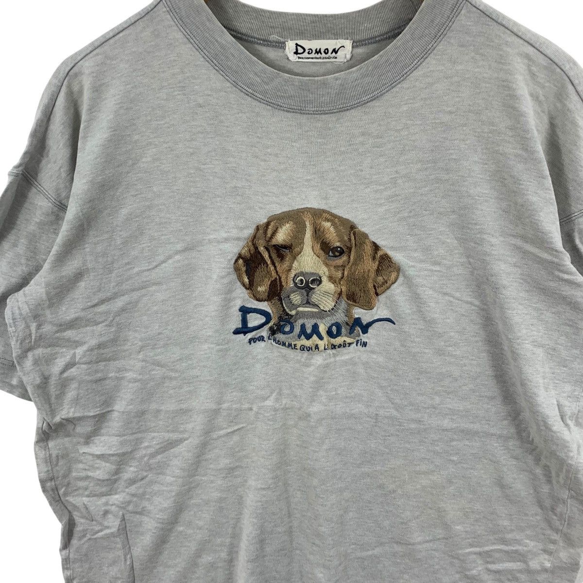 Vintage Vintage 90s DOMON JAPAN COLLECTION Beagle Dog Tee Shirt Top Size US XL / EU 56 / 4 - 5 Thumbnail