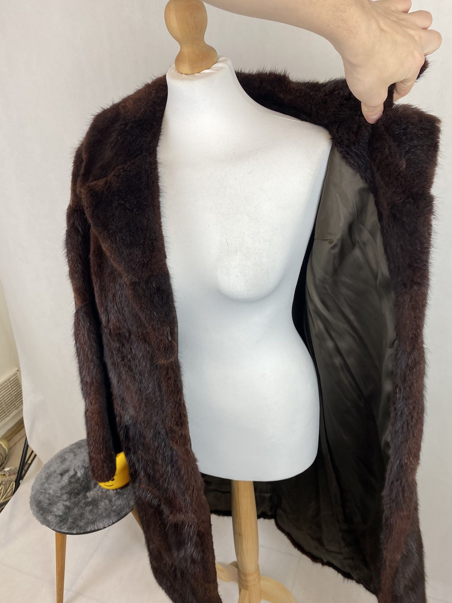 Vintage real fur coat heavy natural beautiful archive style heavy Size L / US 10 / IT 46 - 13 Thumbnail
