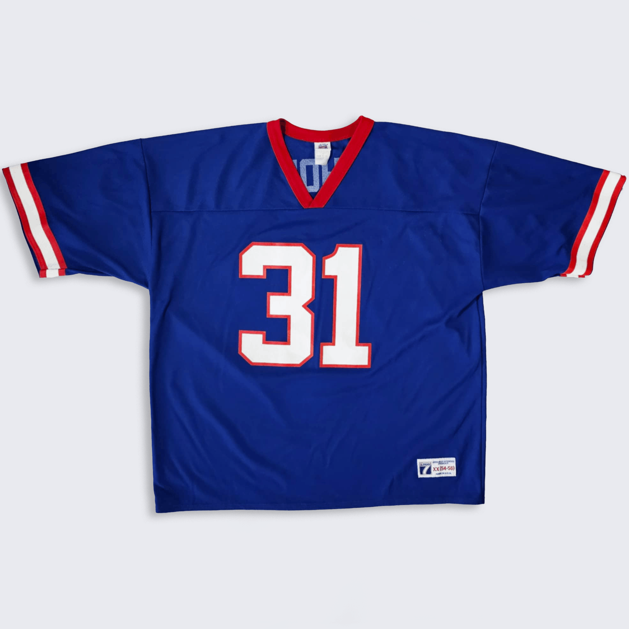 NFL New York Giants 90s Jason Sehorn Logo 7 Football Jersey Size US XXL / EU 58 / 5 - 1 Thumbnail