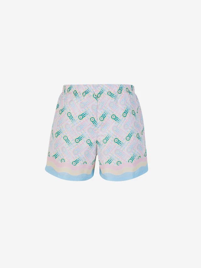 Casablanca o1mle0326 Printed Swimshorts Ping Pong Monogram Size US 38 / EU 54 - 3 Thumbnail