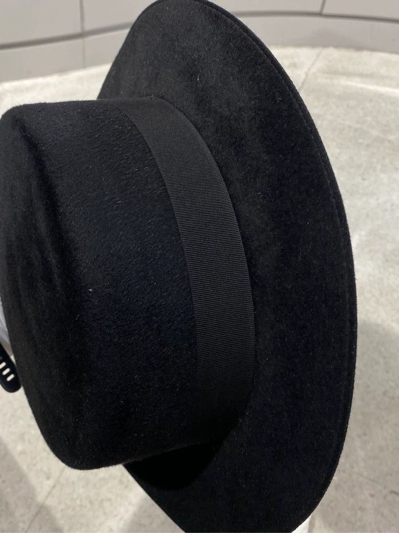 Saint Laurent Paris Saint Laurent Paris Black woolen British hat Size ONE SIZE - 4 Thumbnail