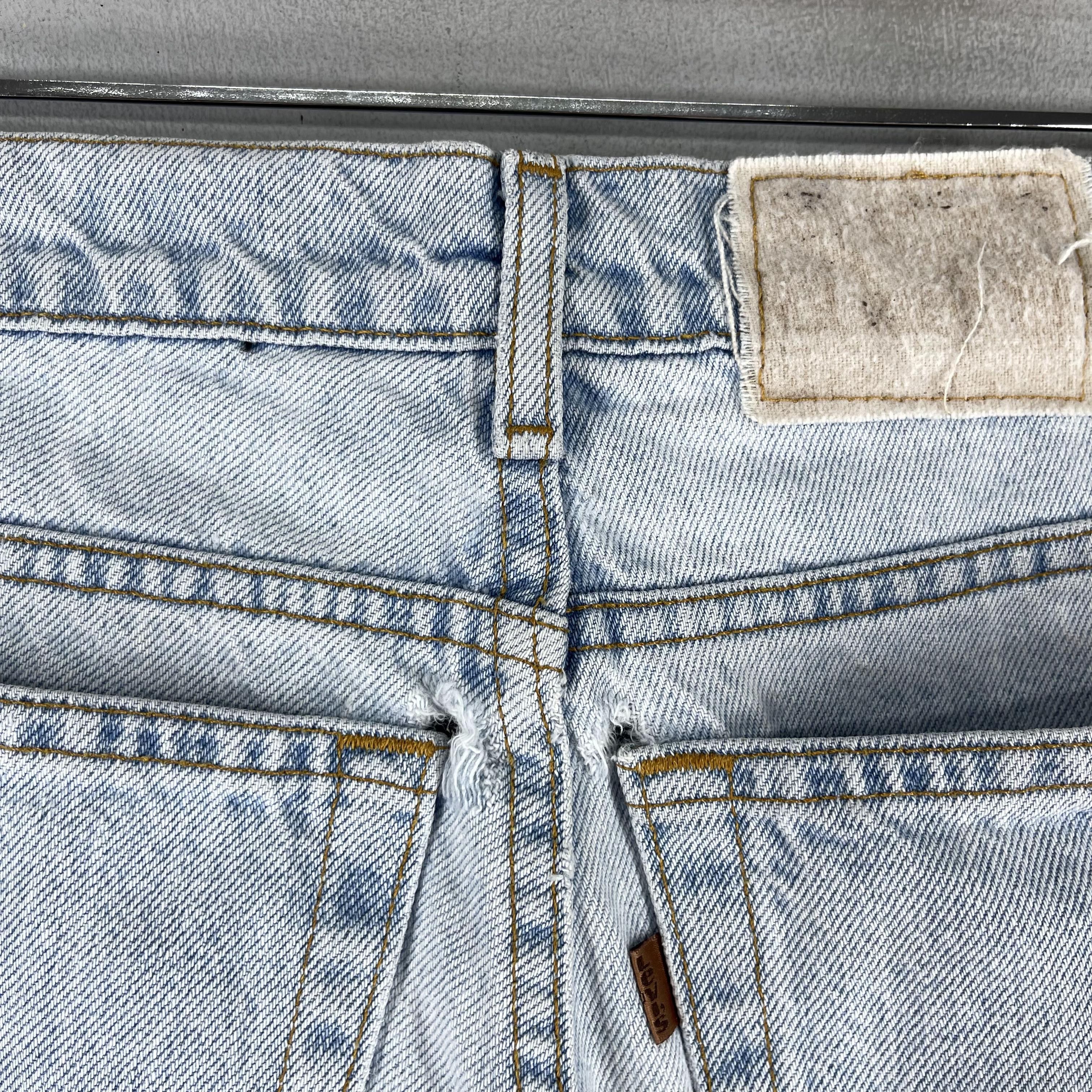 Levi's × Vintage Size 28 Vintage Levis Signature Distressed Ripped Short Size US 28 / EU 44 - 12 Thumbnail