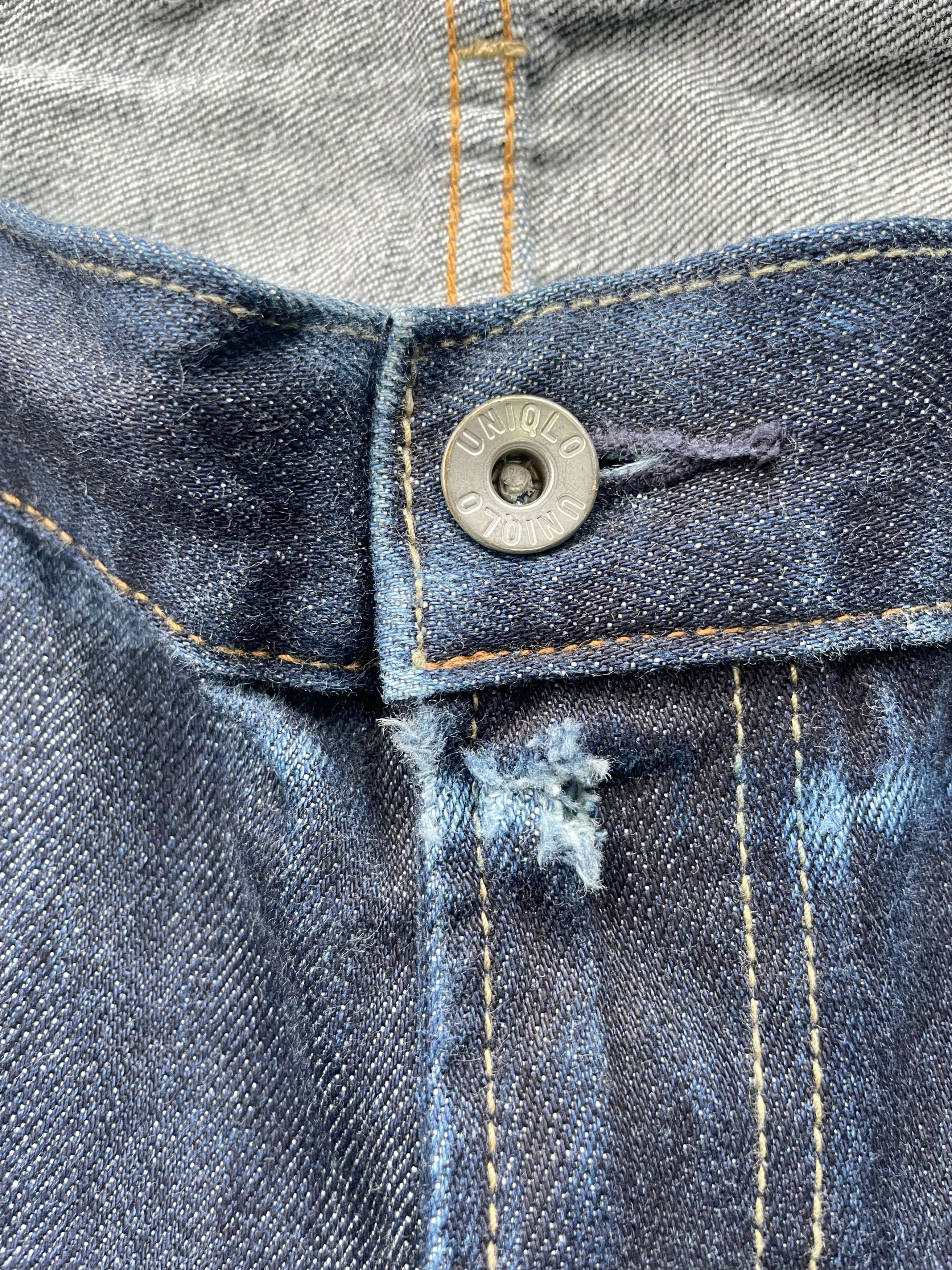 Uniqlo Uniqlo Indigo Straight Cut Denim Size US 44 / EU 60 - 9 Thumbnail