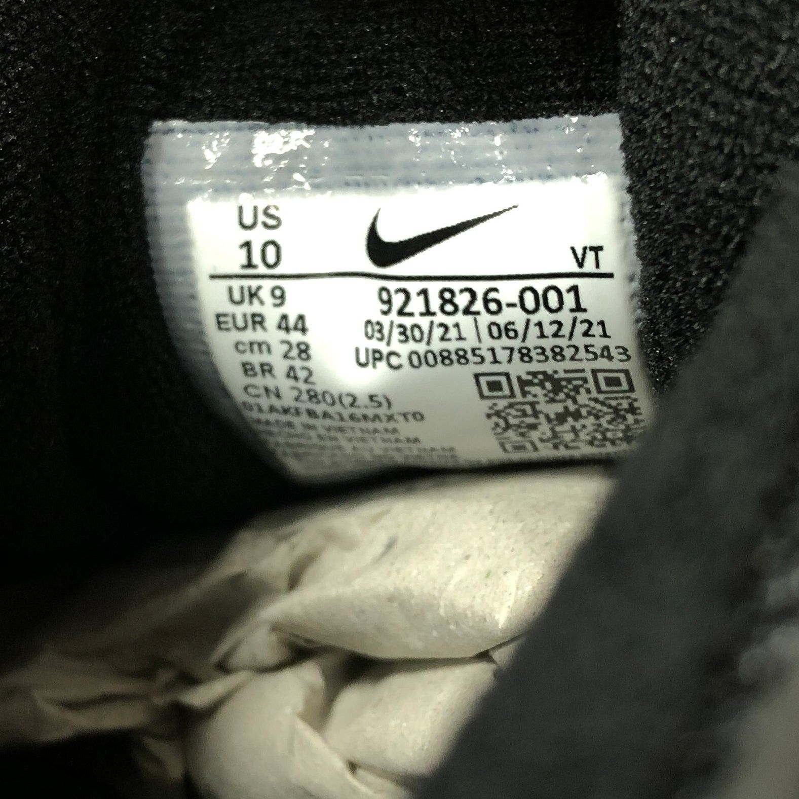 Nike Pre-Owned Nike Air Max 97 Black White - Size 10 Size US 10 / EU 43 - 7 Thumbnail