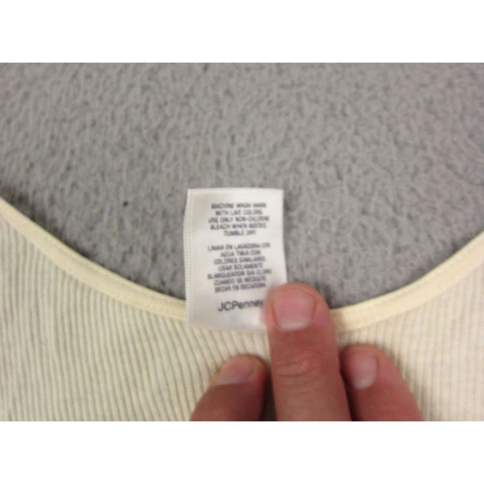 Stafford VINTAGE Stafford Tank Top Shirt Mens Extra Large XL Creme Cotton Ribbed 90s Size US XL / EU 56 / 4 - 6 Thumbnail