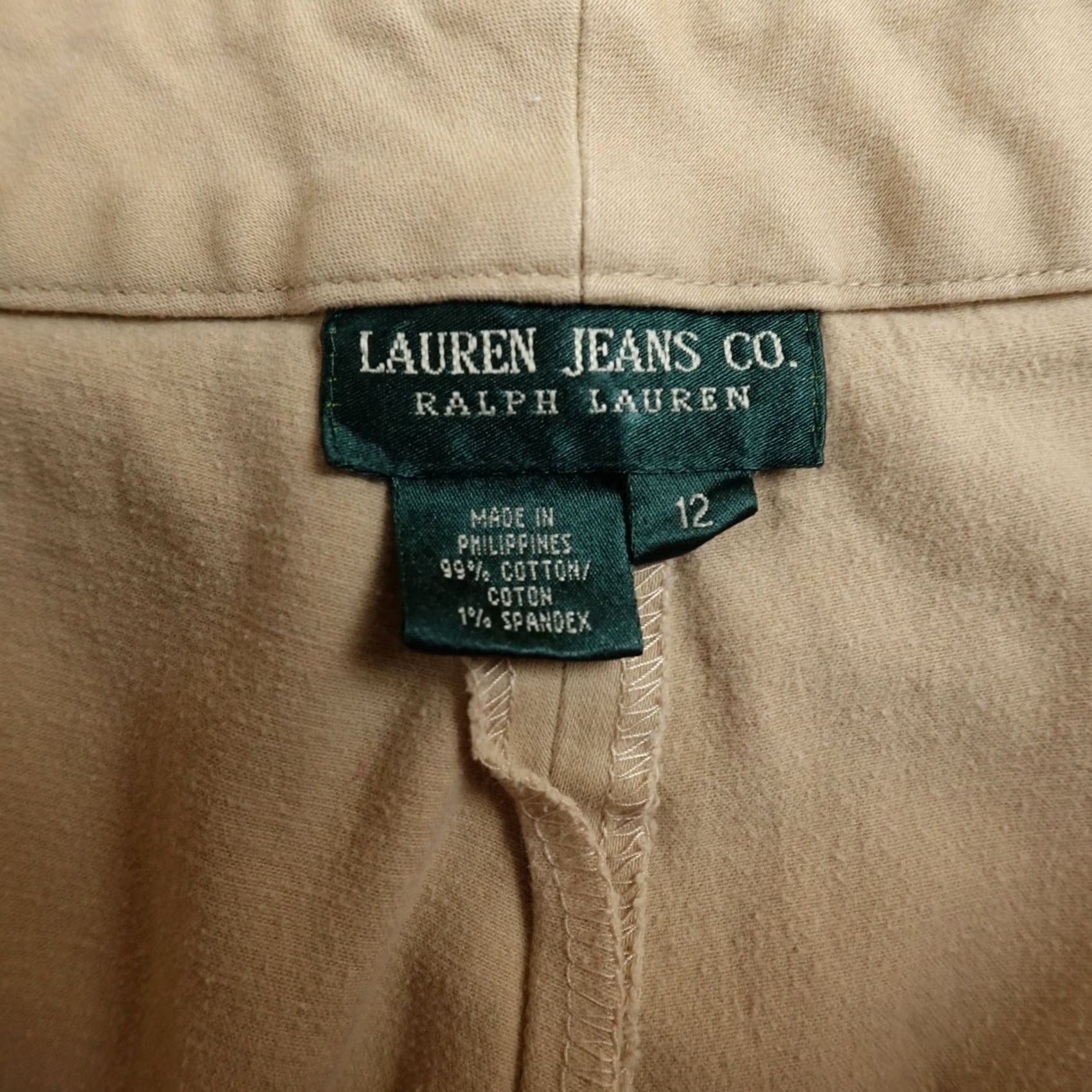Ralph Lauren Ralph Lauren Pants Womens 12 Beige Chino Bootcut High Rise Stretch Flex Size 34" / US 12 / IT 48 - 6 Thumbnail