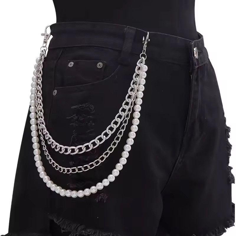 Other Multilayer Metal Pants Chain Size ONE SIZE - 1 Thumbnail