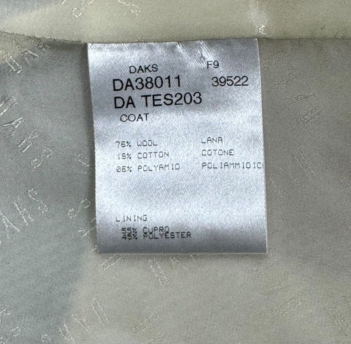 DAKS Daks London Plaid Wool-Cotton Cape Coat size UK10 IT42 Size M / US 6-8 / IT 42-44 - 13 Thumbnail