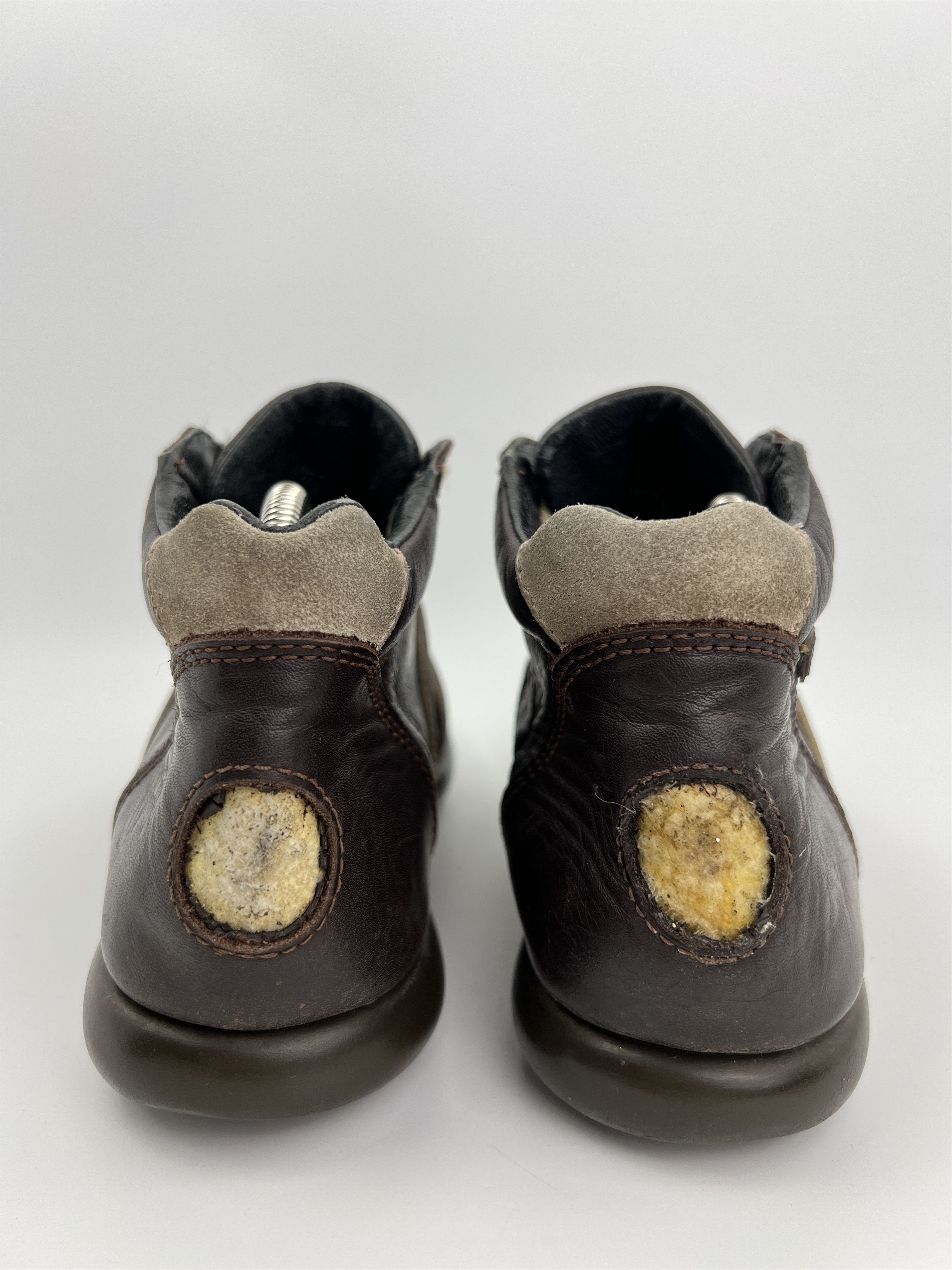 Camper Vintage Camper Mid Brown Leather Boots Gorpcore Bubble Sole Size US 10 / IT 40 - 10 Thumbnail