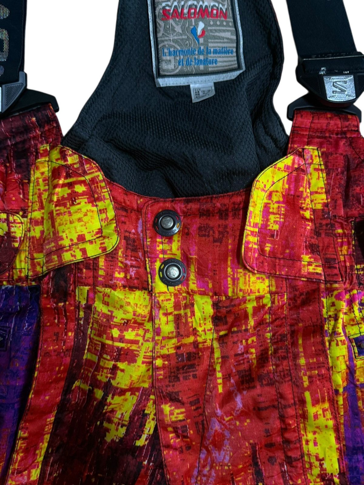 Salomon Vintage Solomon Ski Overalls Size US 30 / EU 46 - 9 Thumbnail