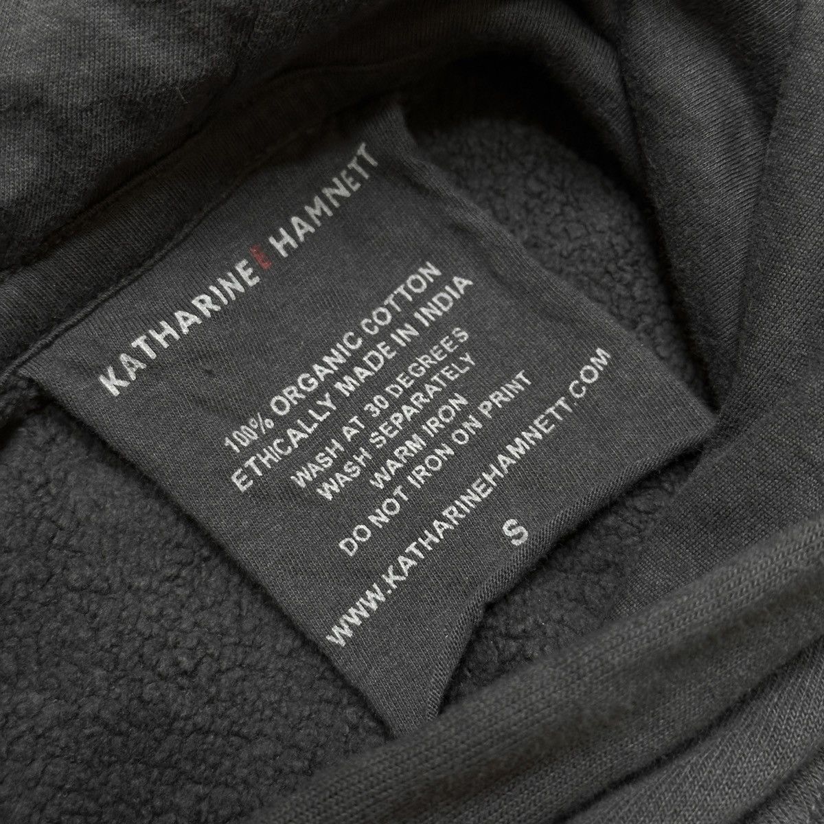 Japanese Brand Vintage Katharine Hamnett Skull Clean Up Or Die Hoodie Size US S / EU 44-46 / 1 - 7 Thumbnail