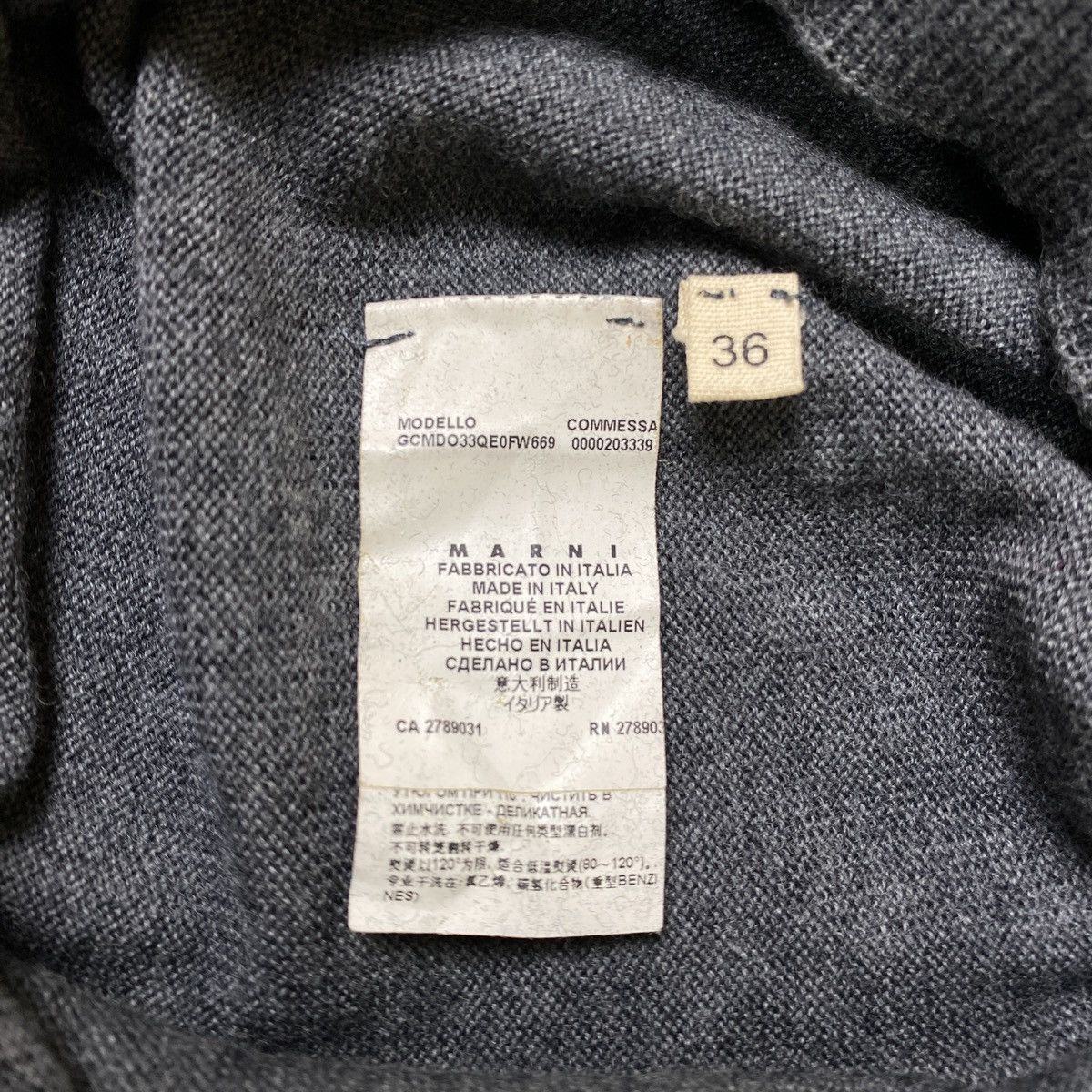 Designer × Marni Marni Blouse Cropped Winter Edition 2013 Size XS / US 0-2 / IT 36-38 - 5 Thumbnail