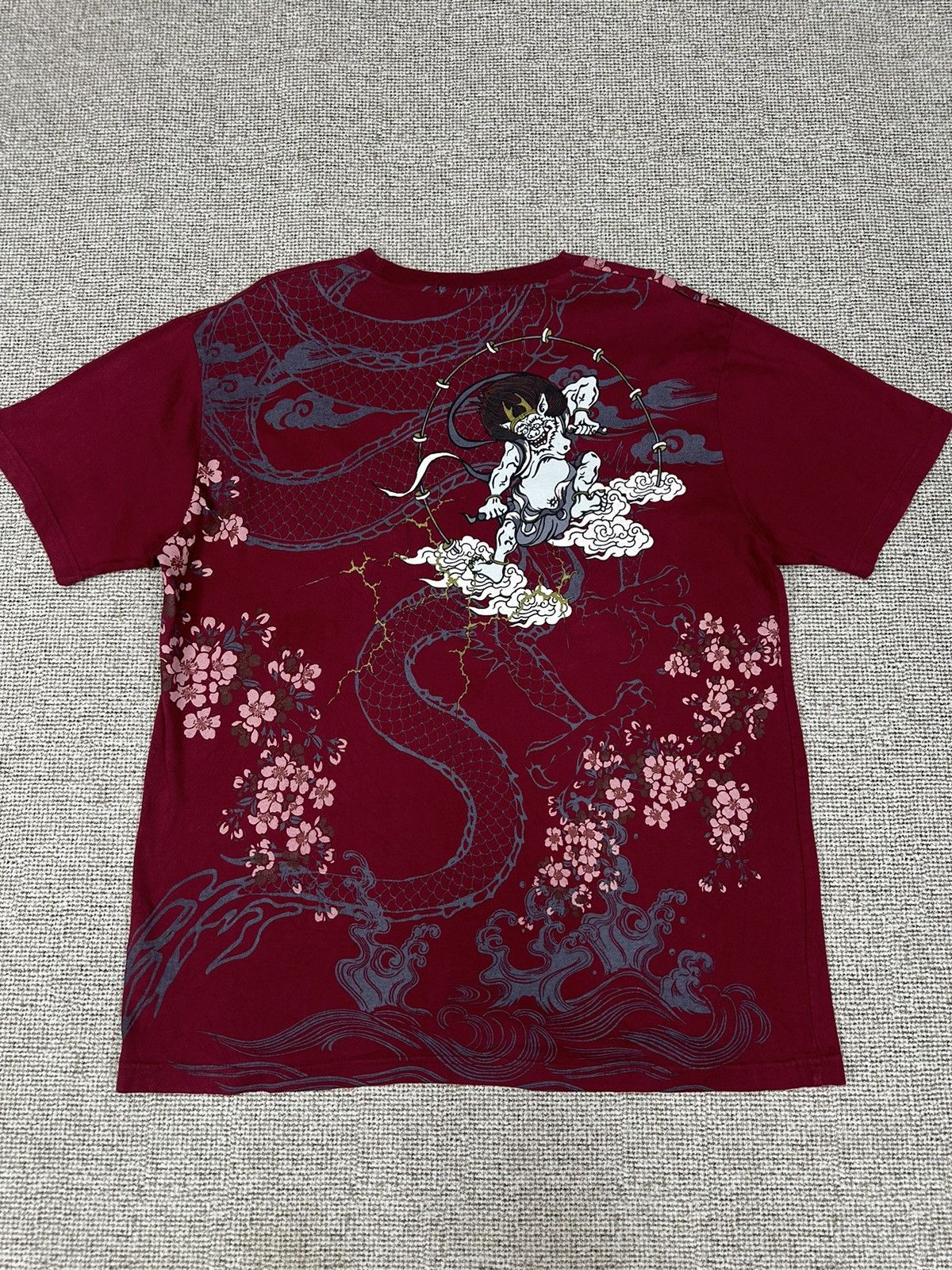 Karakuri Tamashii Karakuri Tamashi Sukajan Harajuku Tshirt A949 Size US L / EU 52-54 / 3 - 6 Thumbnail