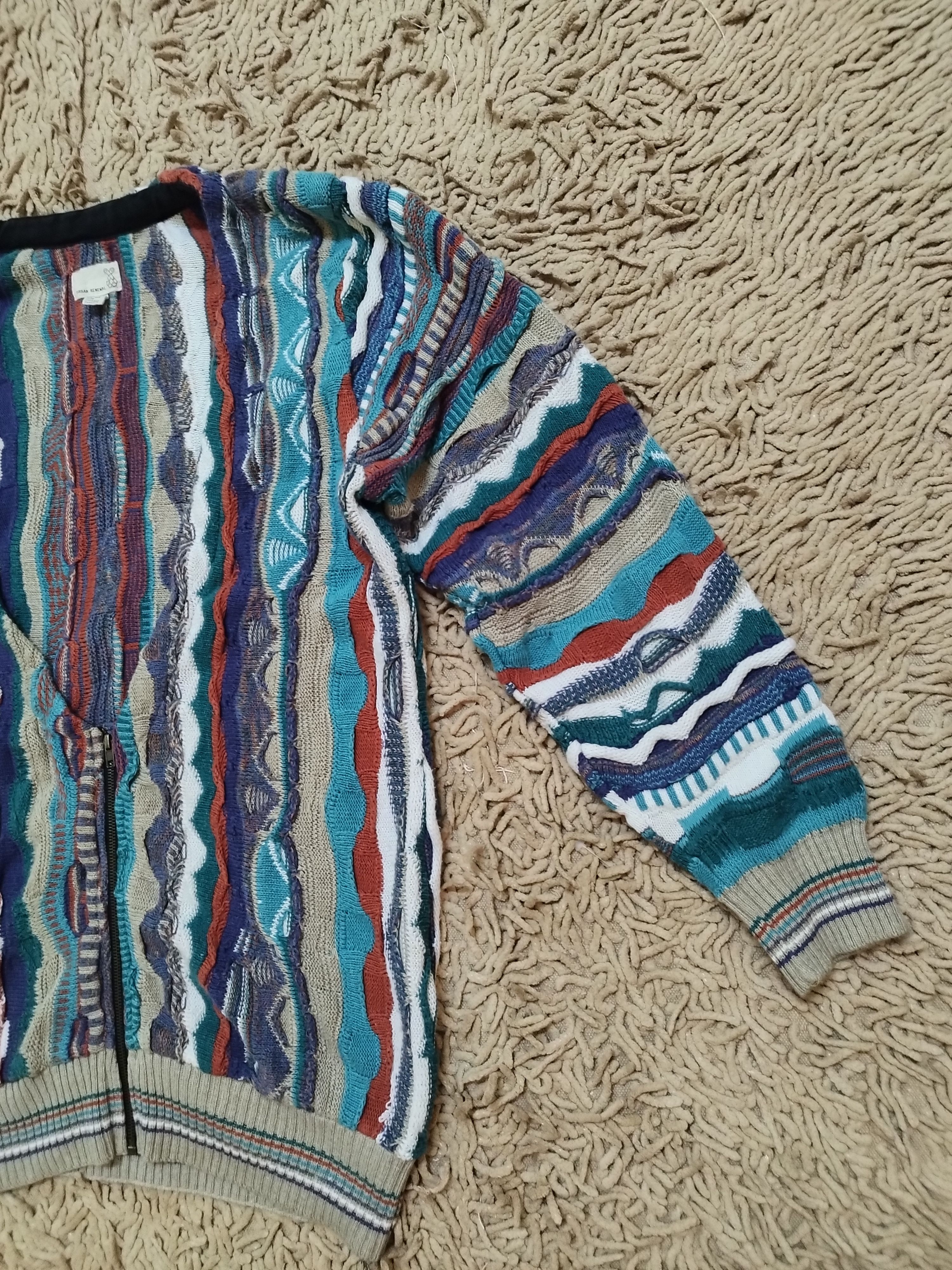 Coogi Urban Renewal One-Of-A-Kind Inspired Coogi Cardigan style Size US M / EU 48-50 / 2 - 3 Thumbnail