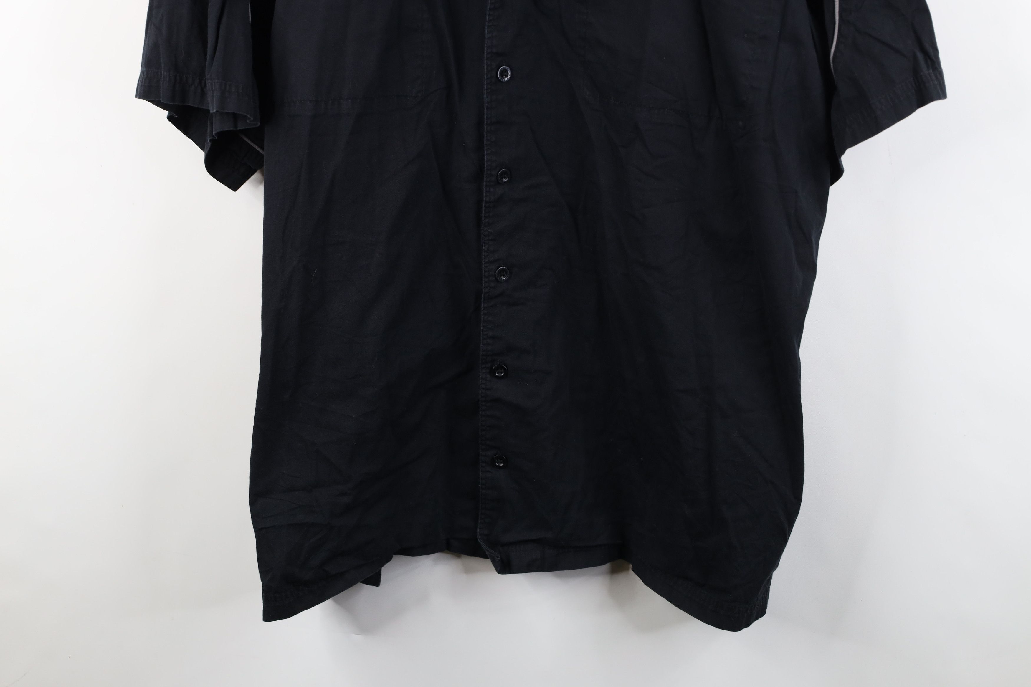 Harley Davidson Vintage Harley Davidson Spell Fire Flames Skull Button Shirt Size US XXL / EU 58 / 5 - 3 Thumbnail