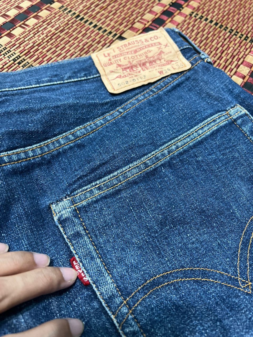 Levi's × Vintage Vintage 60’s True Levis big E 502 0117 Size US 33 - 9 Thumbnail