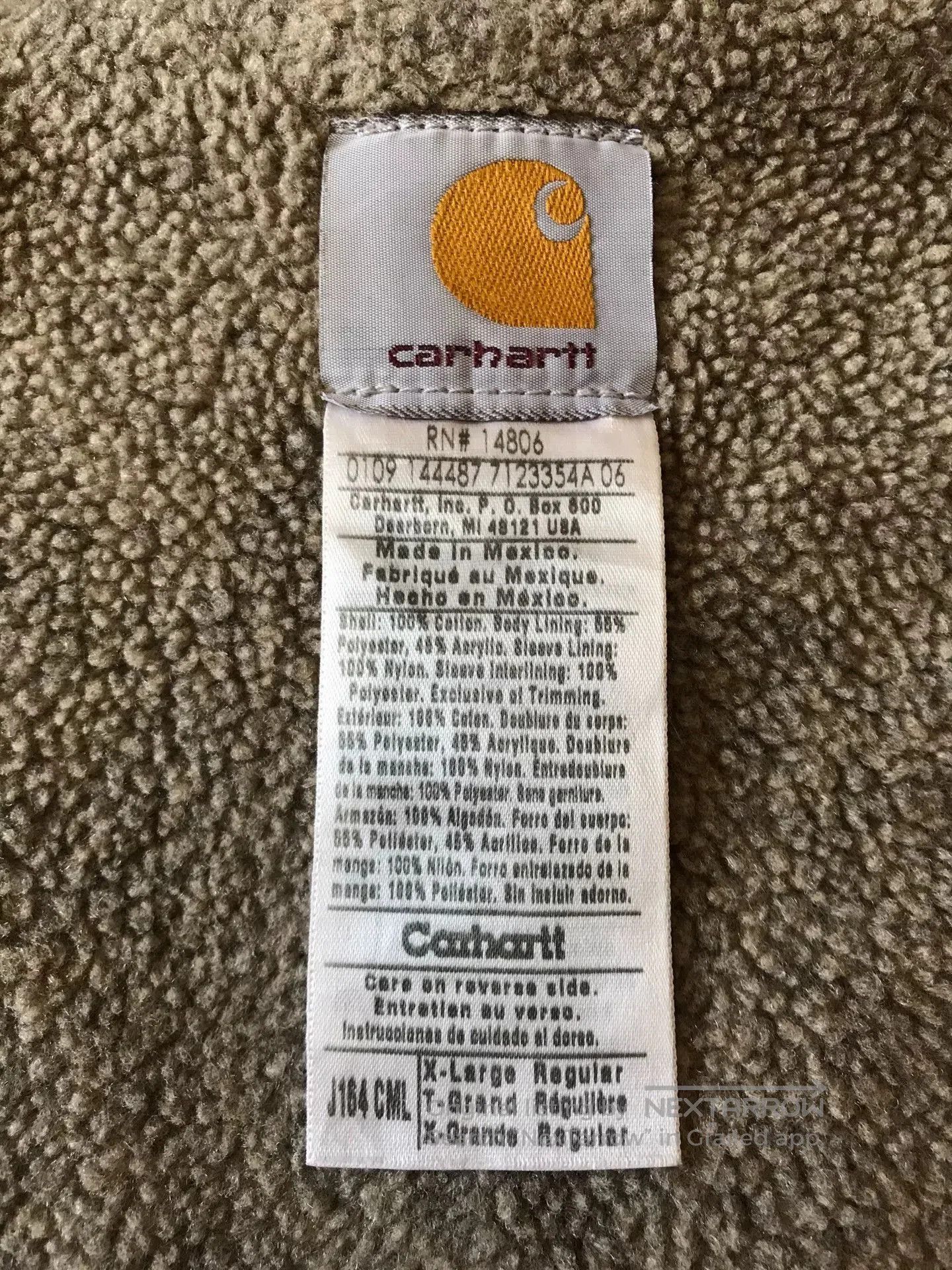 Carhartt Carhartt J164 Washed Canvas Jacket. Size US XL / EU 56 / 4 - 9 Thumbnail