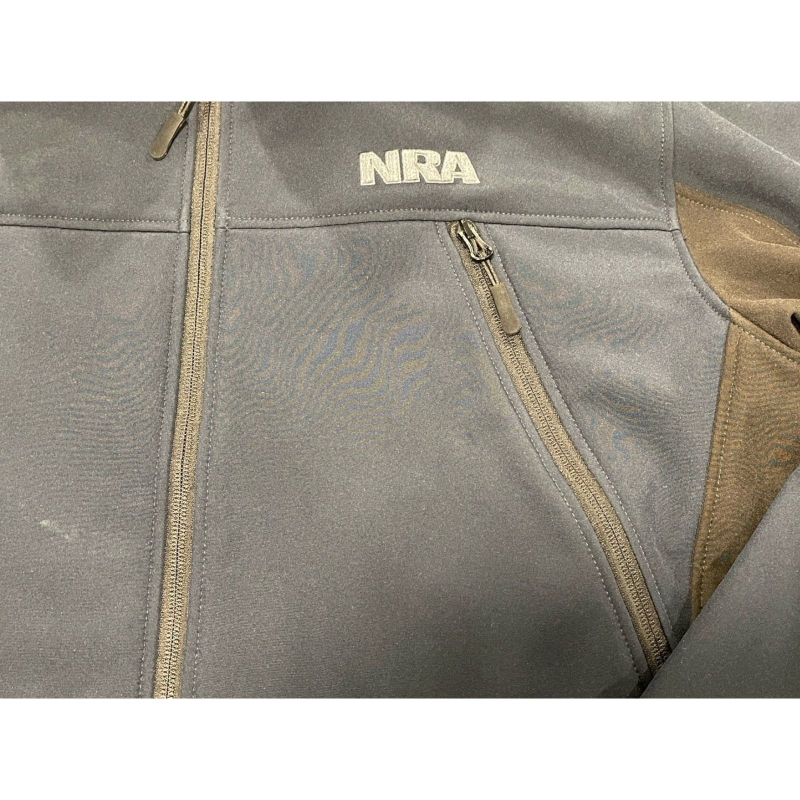 Vintage NRA Jacket Zip Down Windbreaker XL Men Blue Size US XL / EU 56 / 4 - 2 Thumbnail