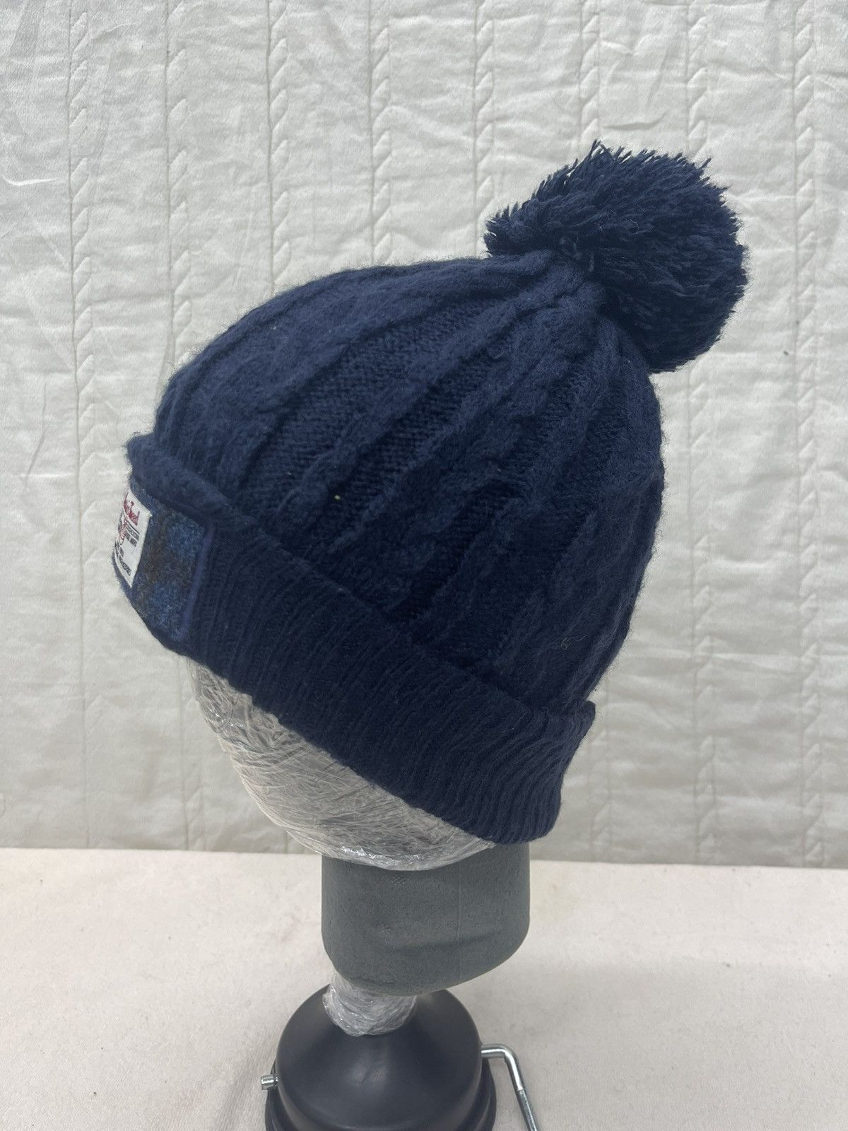 Harris Tweed HARRIS TWEED BOBBLE BEANIE Size ONE SIZE - 2 Thumbnail
