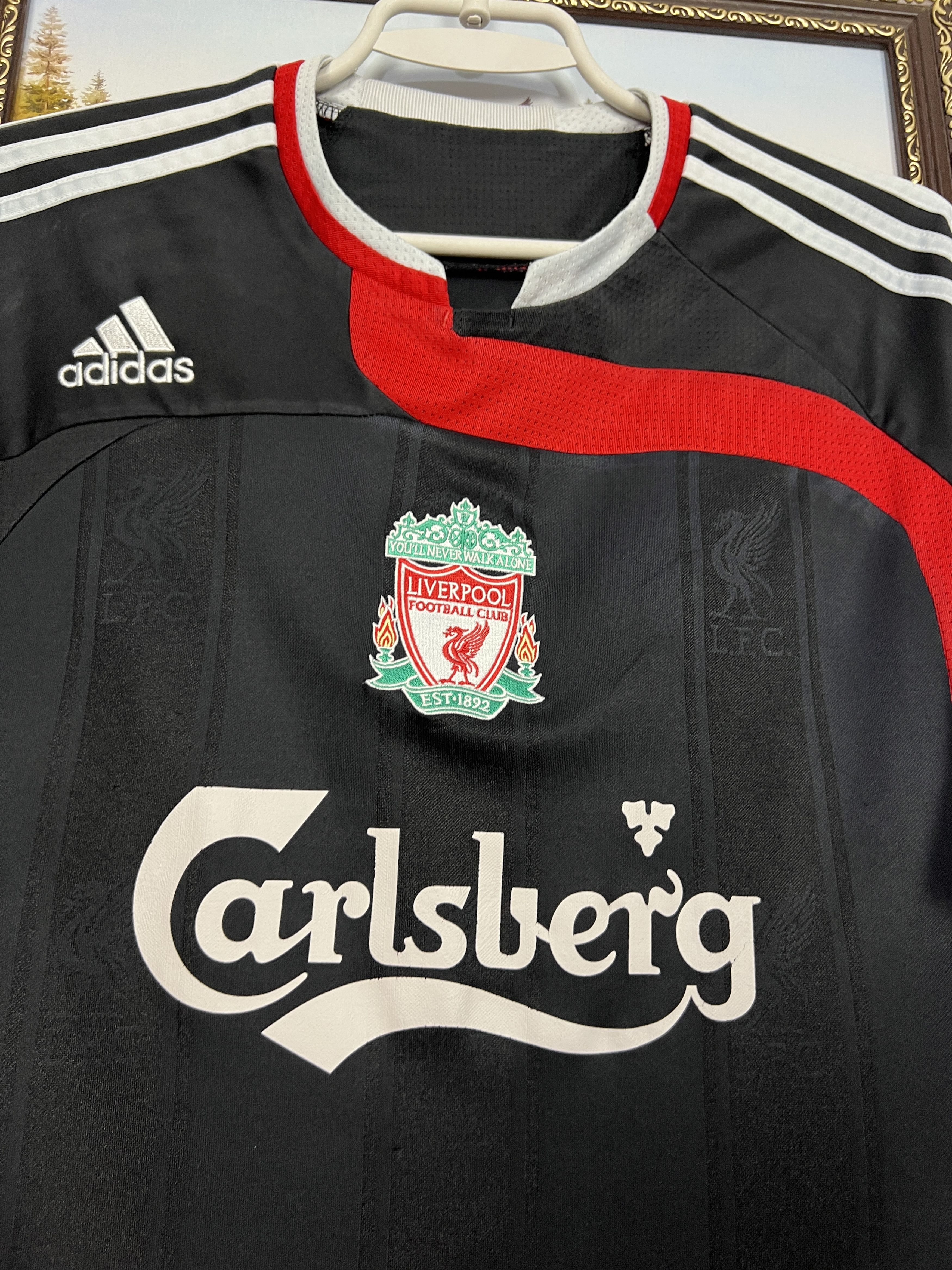 Adidas Liverpool Third football shirt Soccer Jersey Trikot Rare Size US M / EU 48-50 / 2 - 3 Thumbnail