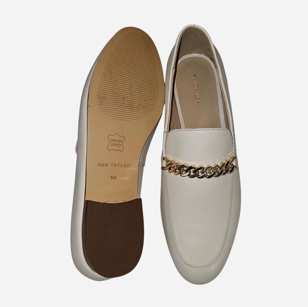 Ann Taylor Ann Taylor Leather Loafers Size US 9 / IT 39 - 2 Thumbnail