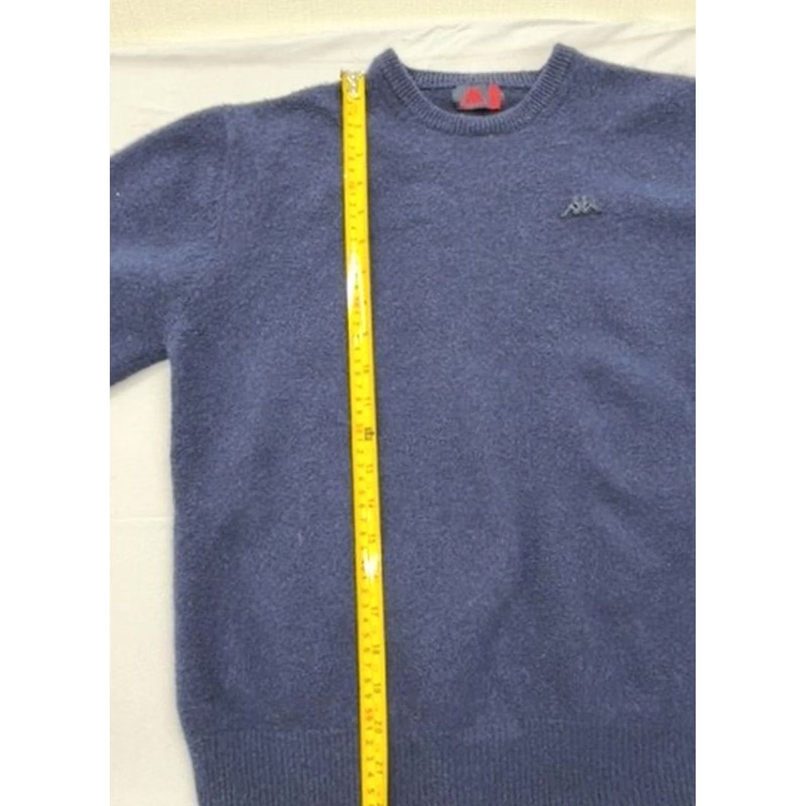 Kappa Robe di Kappa Men’s Navy Blue Crewneck Knit Sweater Large Logo Shirt Size US L / EU 52-54 / 3 - 5 Thumbnail