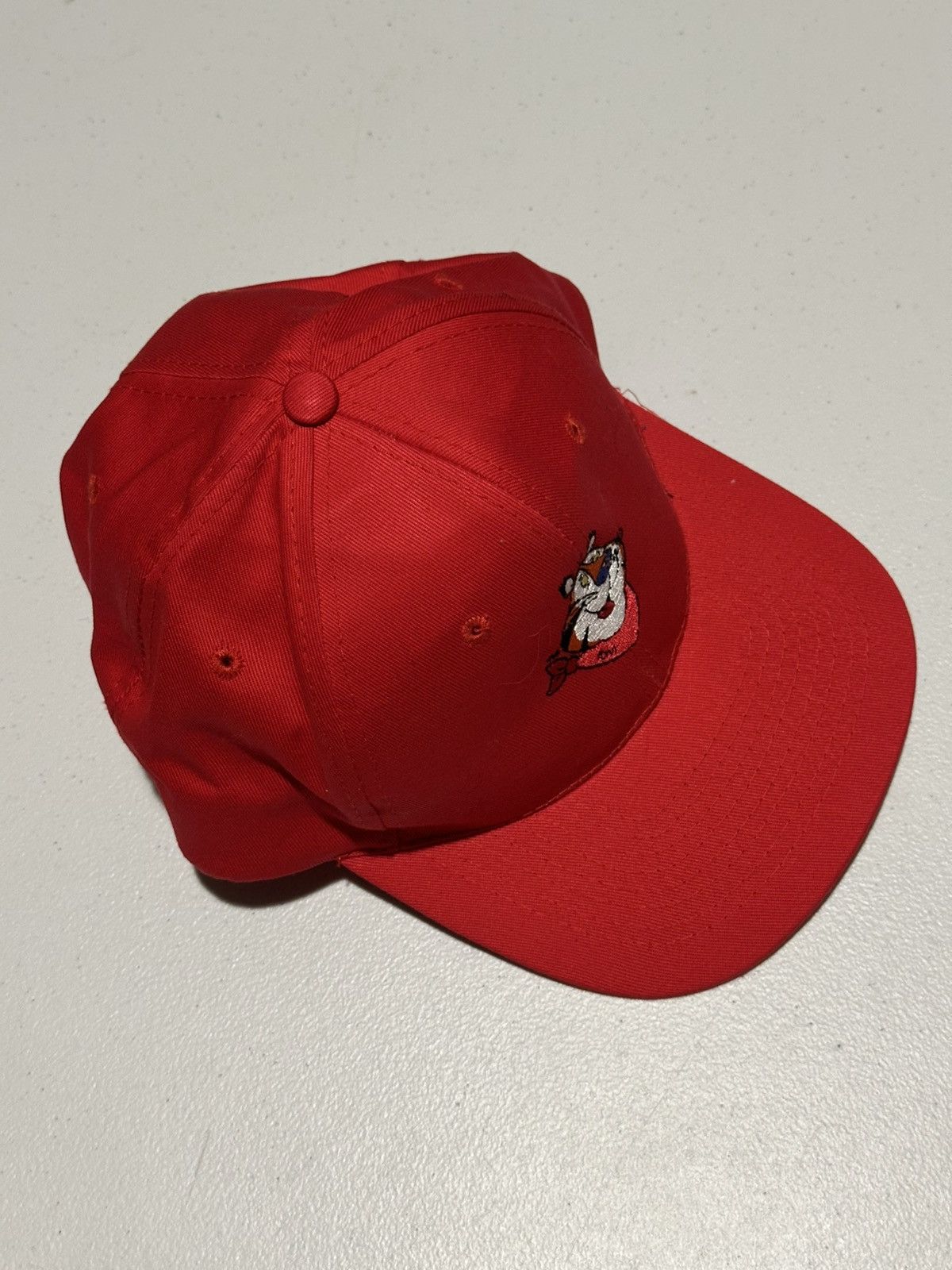 Vintage Vintage Tony the Tiger Kellogg cereal 90s red snapback hat Size ONE SIZE - 2 Thumbnail