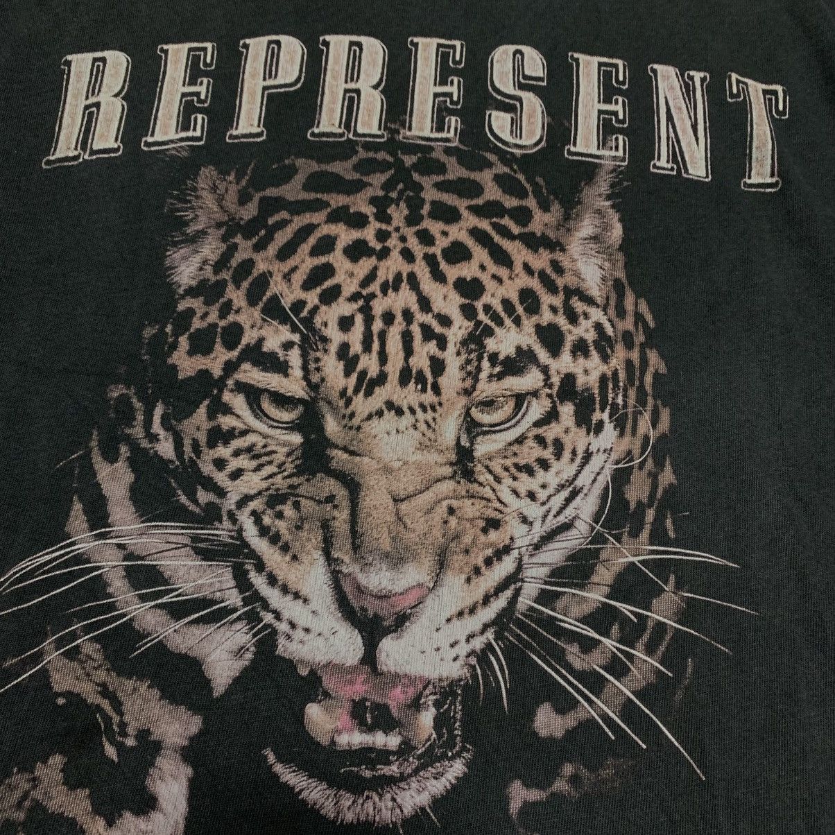 Represent Clo. Represent XS Leopard Graphic Vintage Black Tee Size US XS / EU 42 / 0 - 3 Thumbnail