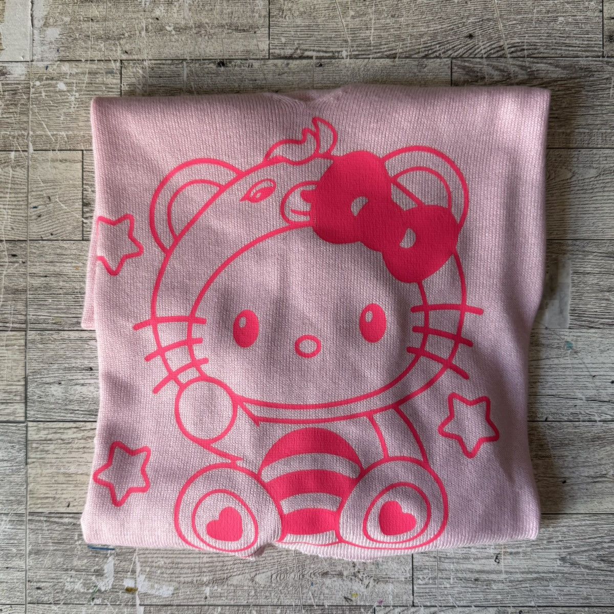 Vintage Carebear X Kitty, Vintage Oversized Cashmere Sweater Size ONE SIZE - 15 Thumbnail