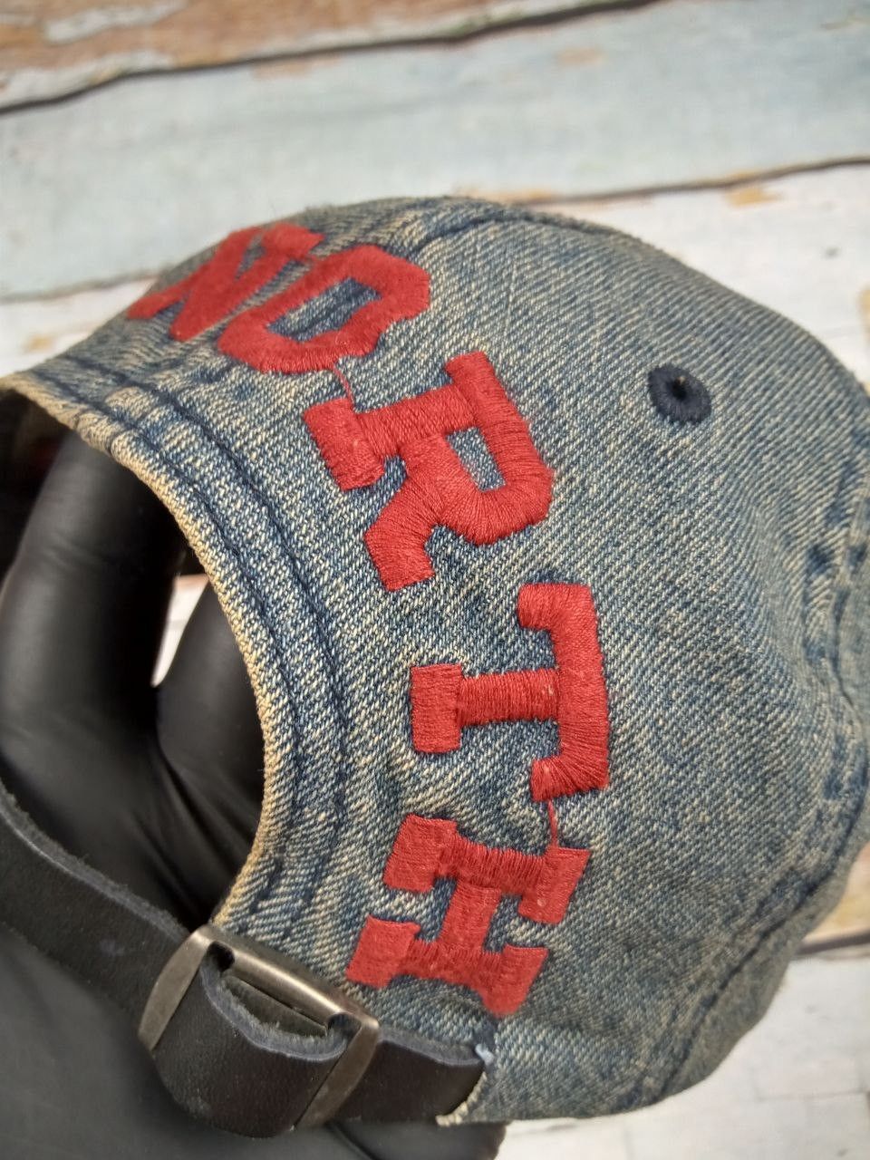 Japanese Brand Vintage JCap & Co 45 To North Moose Patch Distressed Y2k Cap Size ONE SIZE - 8 Thumbnail