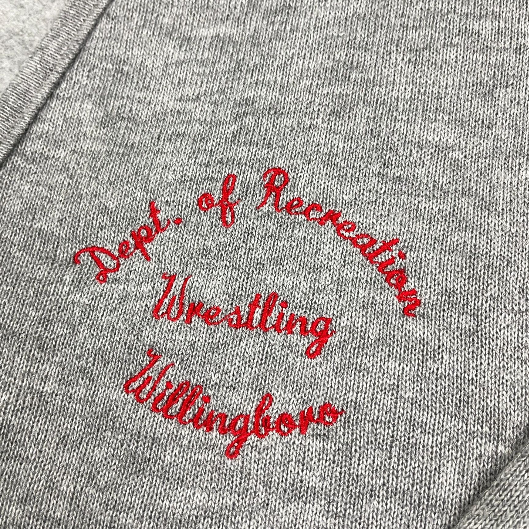 Vintage VINTAGE Springfoot Wrestling Sweatshirt Mens L Gray Jersey Knit Embroidered Logo USA Made Size US L / EU 52-54 / 3 - 2 Thumbnail