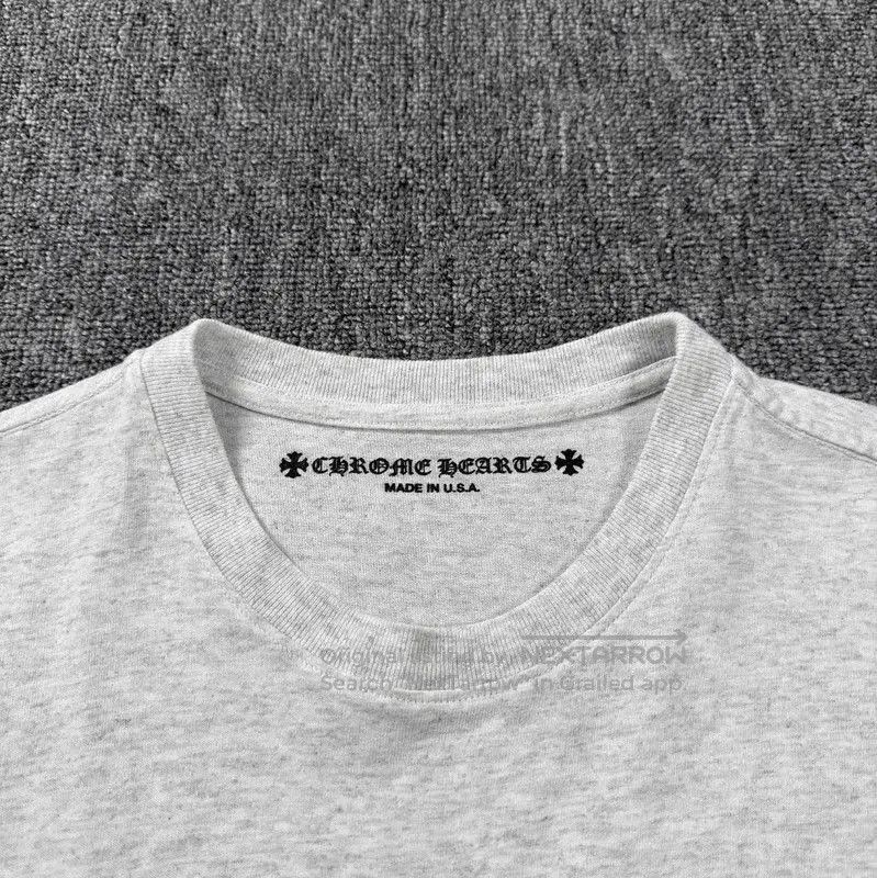 Chrome Hearts Chrome Hearts Gray Cotton T-Shirt for Men . Size US M / EU 48-50 / 2 - 3 Thumbnail