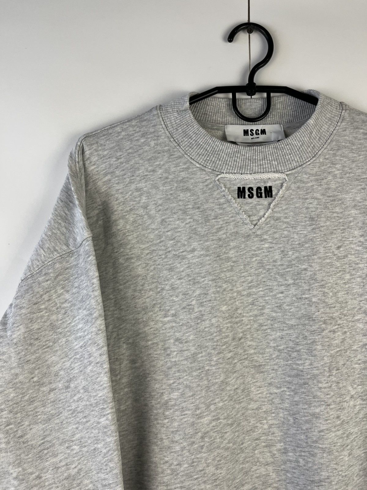 MSGM MSGM Luxury Logo Cotton Sweatshirt Made in Italy Size US M / EU 48-50 / 2 - 2 Thumbnail