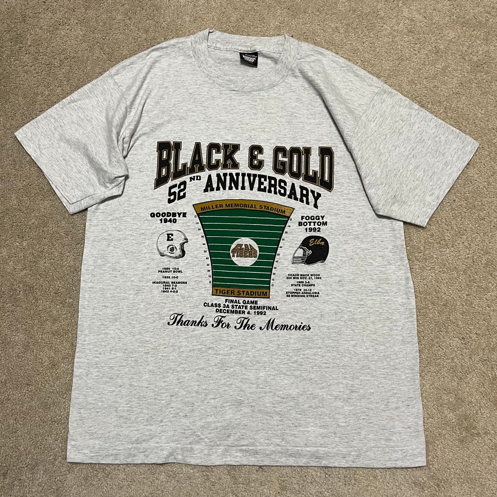 Other Vintage Black And Gold 3A Football Champs Graphic Shirt L Size US L / EU 52-54 / 3 - 1 Thumbnail