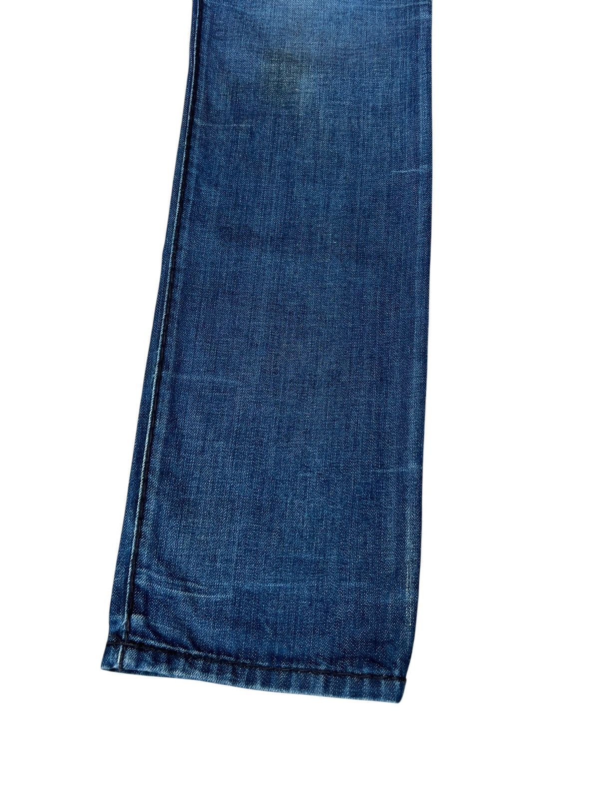 Robins Jeans Y2K Robin’s Jean Born To Be Wild Dirty Denim Jeans Size US 31 - 11 Thumbnail