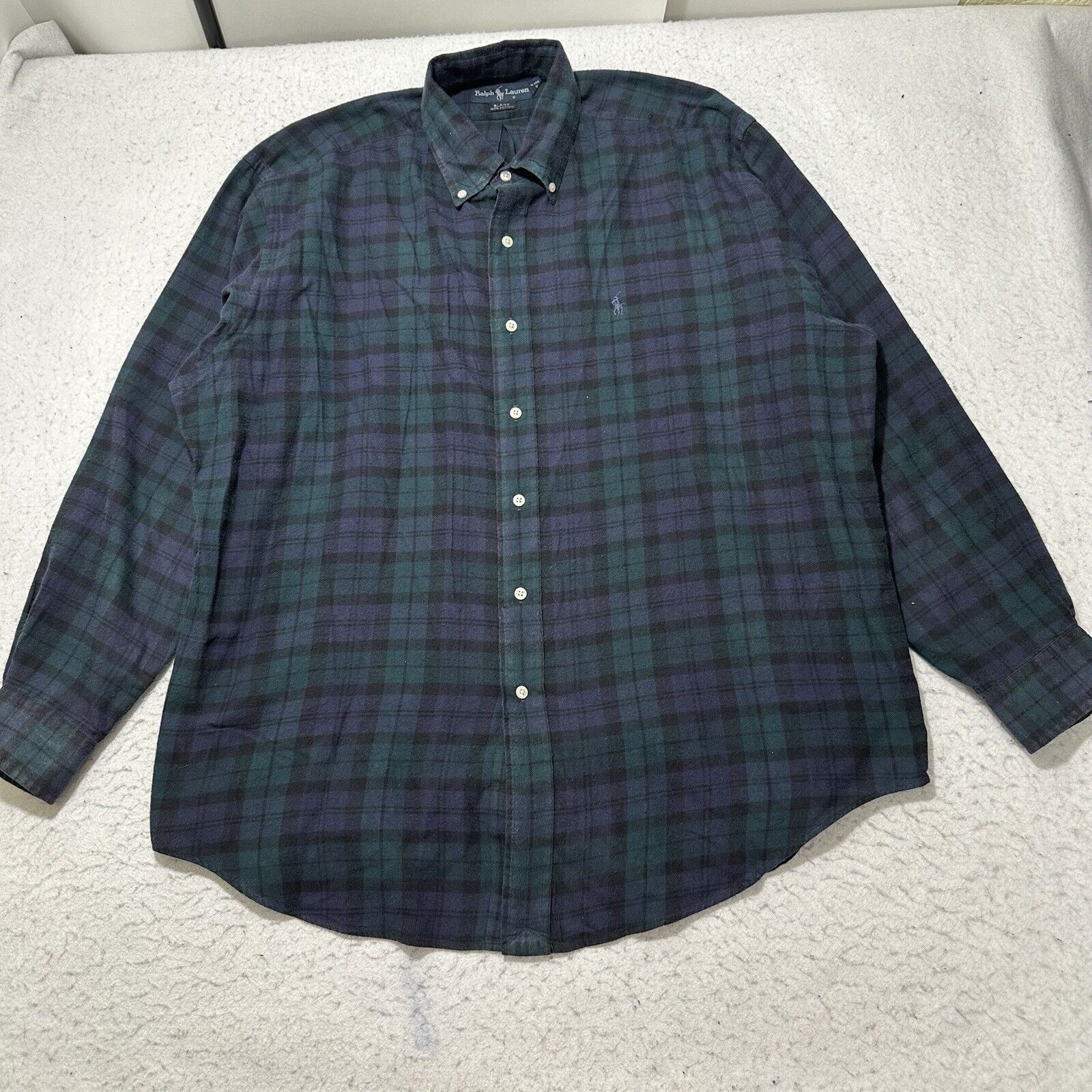 Ralph Lauren Ralph Lauren Blaire Large Loose Fit Button Down Dress Shirt Size US L / EU 52-54 / 3 - 1 Thumbnail