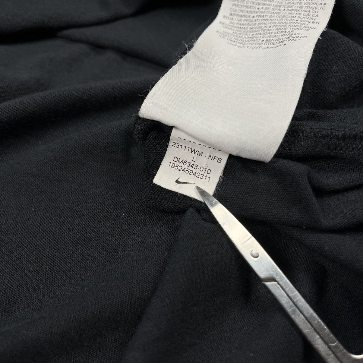 Nike Nike double swoosh drill y2k big logo tee Size US L / EU 52-54 / 3 - 12 Thumbnail