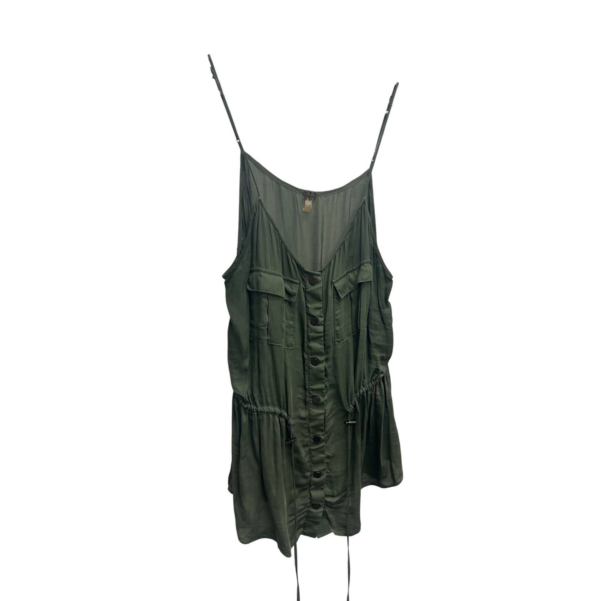 Haute Hippie Haute Hippie Getaway Snap-Front Satin Camisole Size S / US 4 / IT 40 - 4 Thumbnail