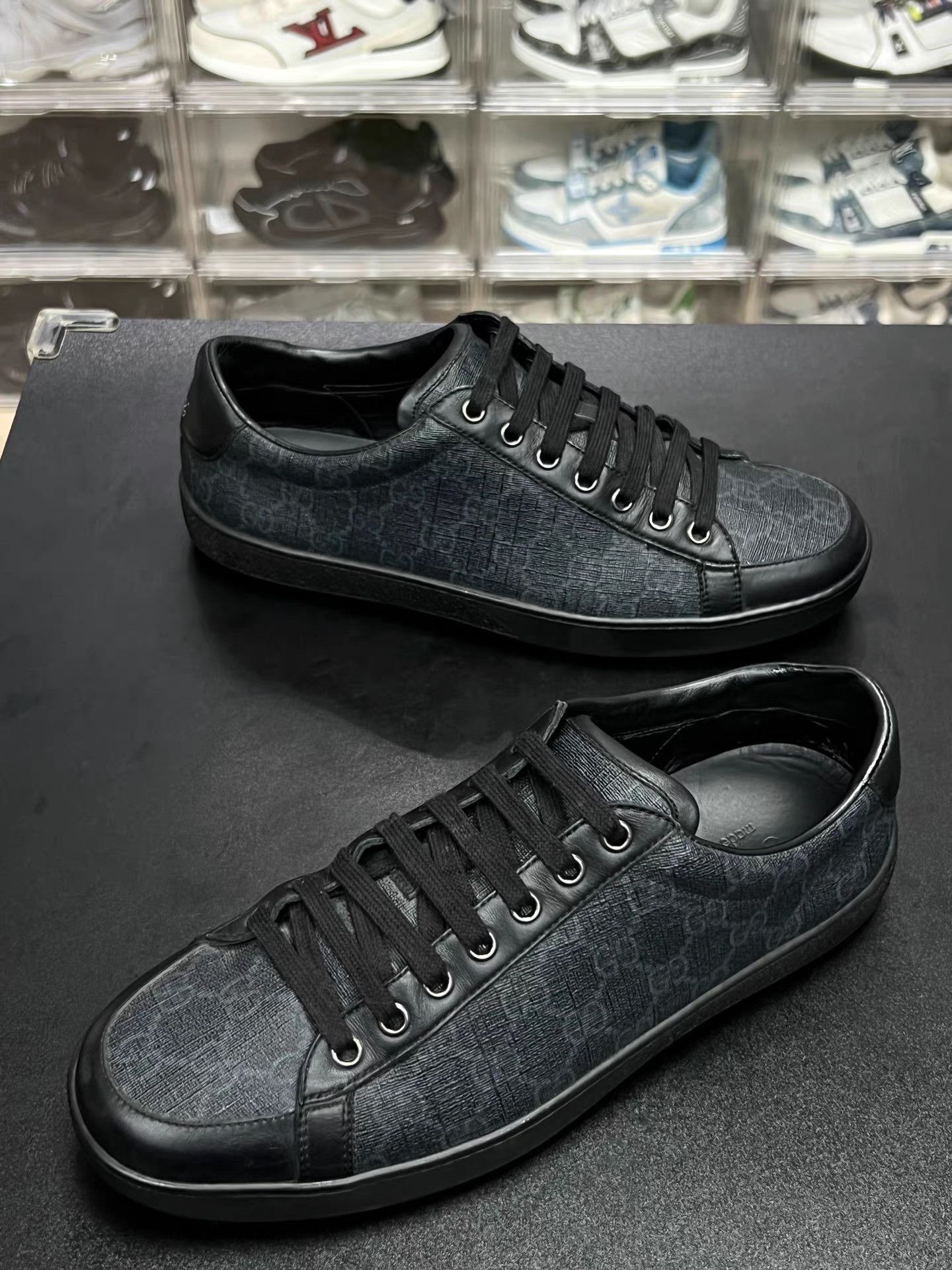 Gucci GUCCI Brooklyn GG Print Sneakers K15 Size US 8 / EU 41 - 1 Thumbnail