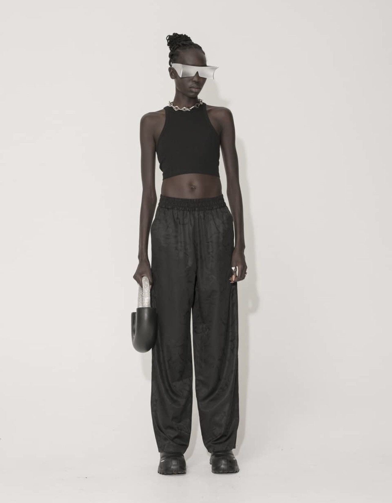 Han Kjobenhavn !DS! SS23 Han Kjobenhavn Light Ribbed Cropped Racer Top Size L / US 10 / IT 46 - 1 Thumbnail