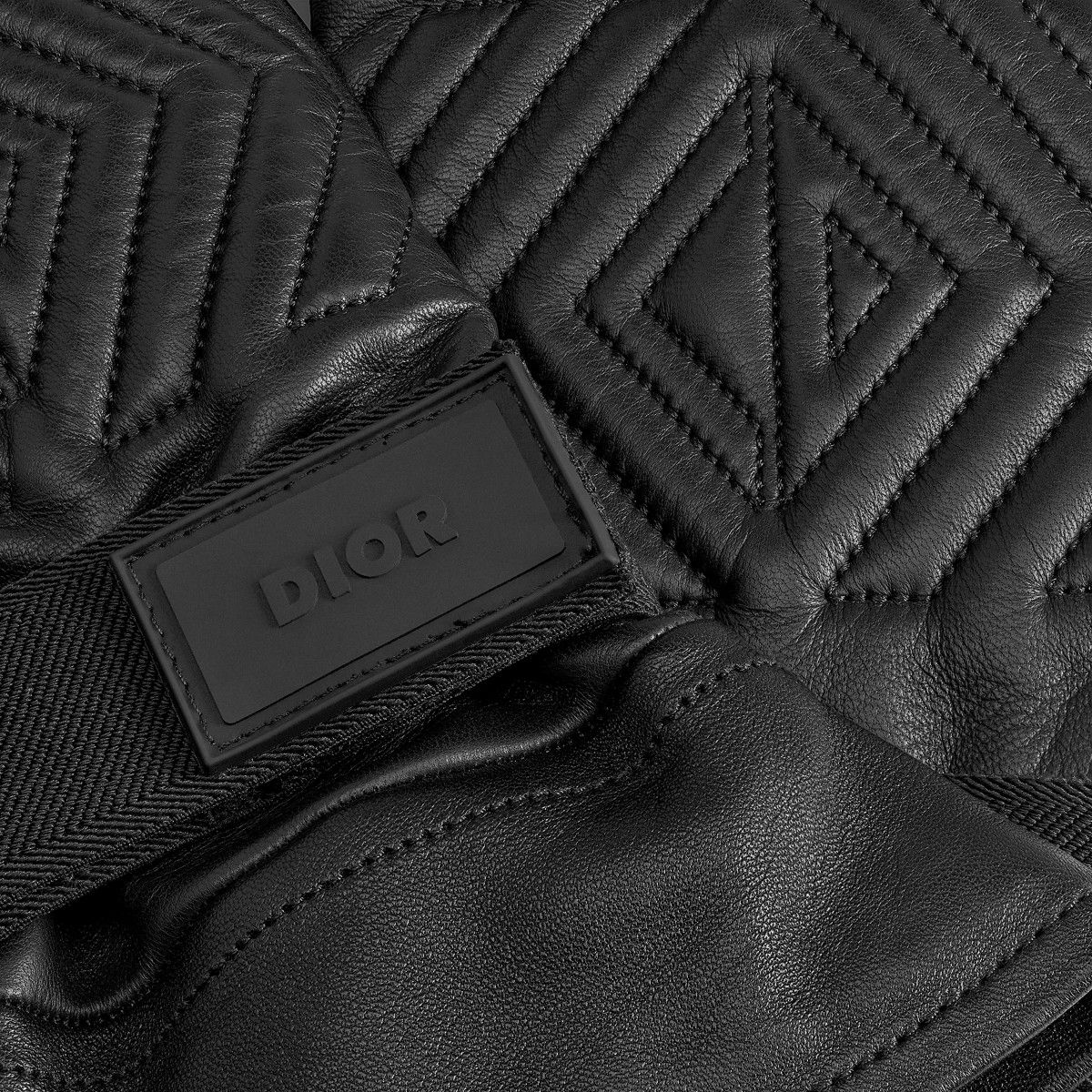 Dior o1bcso1str0126 Size: OS/Cd Diamond Gloves in Black Size ONE SIZE - 3 Thumbnail