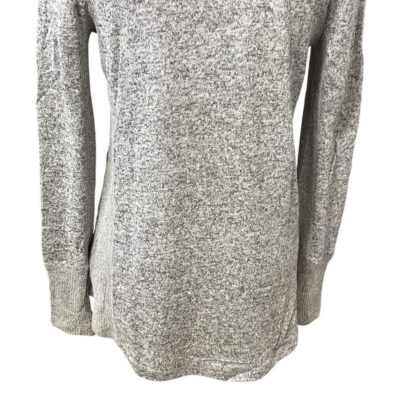 Other Mudd Marled Sweater Scoop Neckline Long Sleeve Gray S Size S / US 4 / IT 40 - 6 Thumbnail