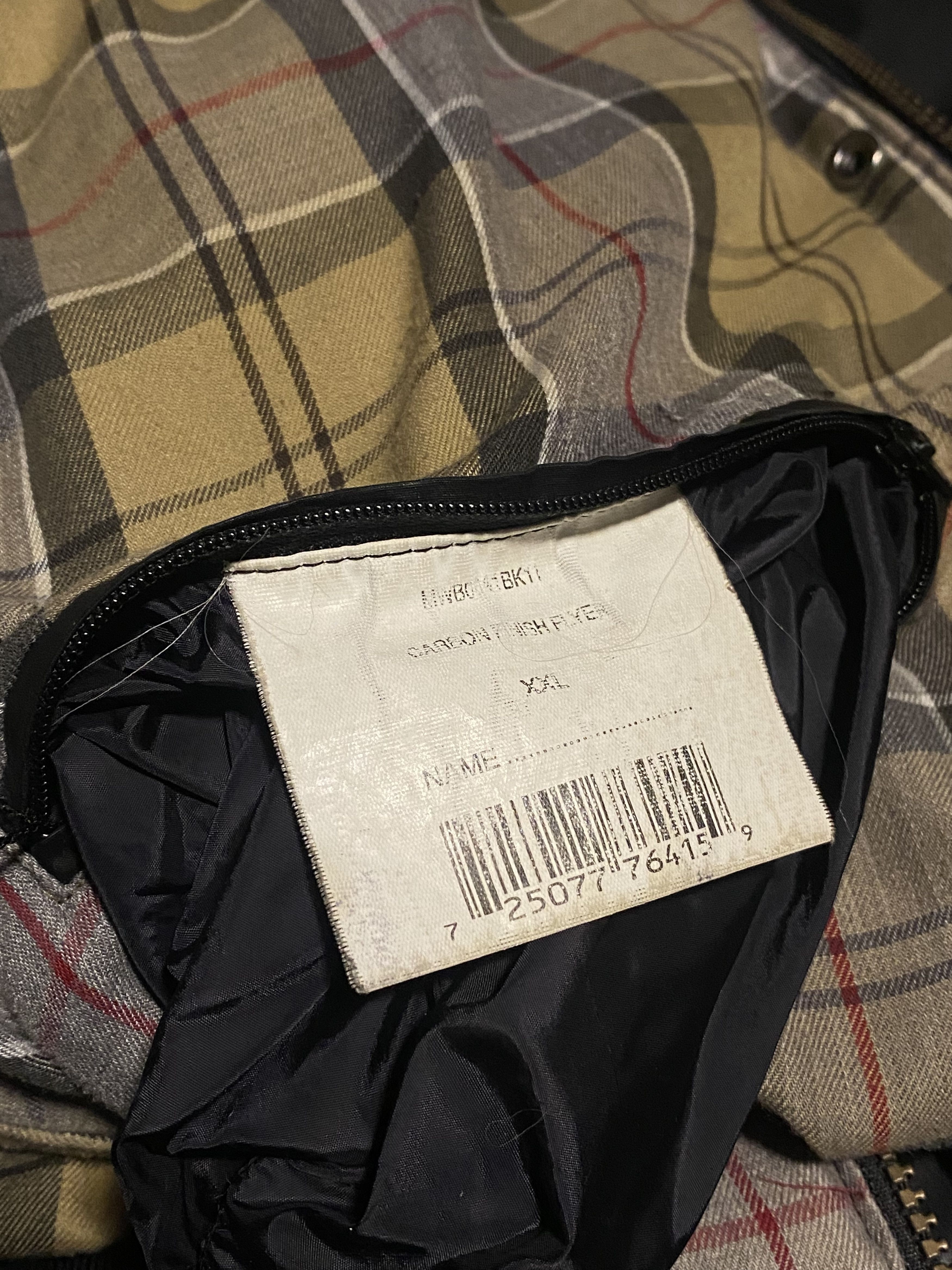 Barbour Vintage BARBOUR Super Rare Black Shining Biker Jacket M543 Size US XXL / EU 58 / 5 - 15 Thumbnail