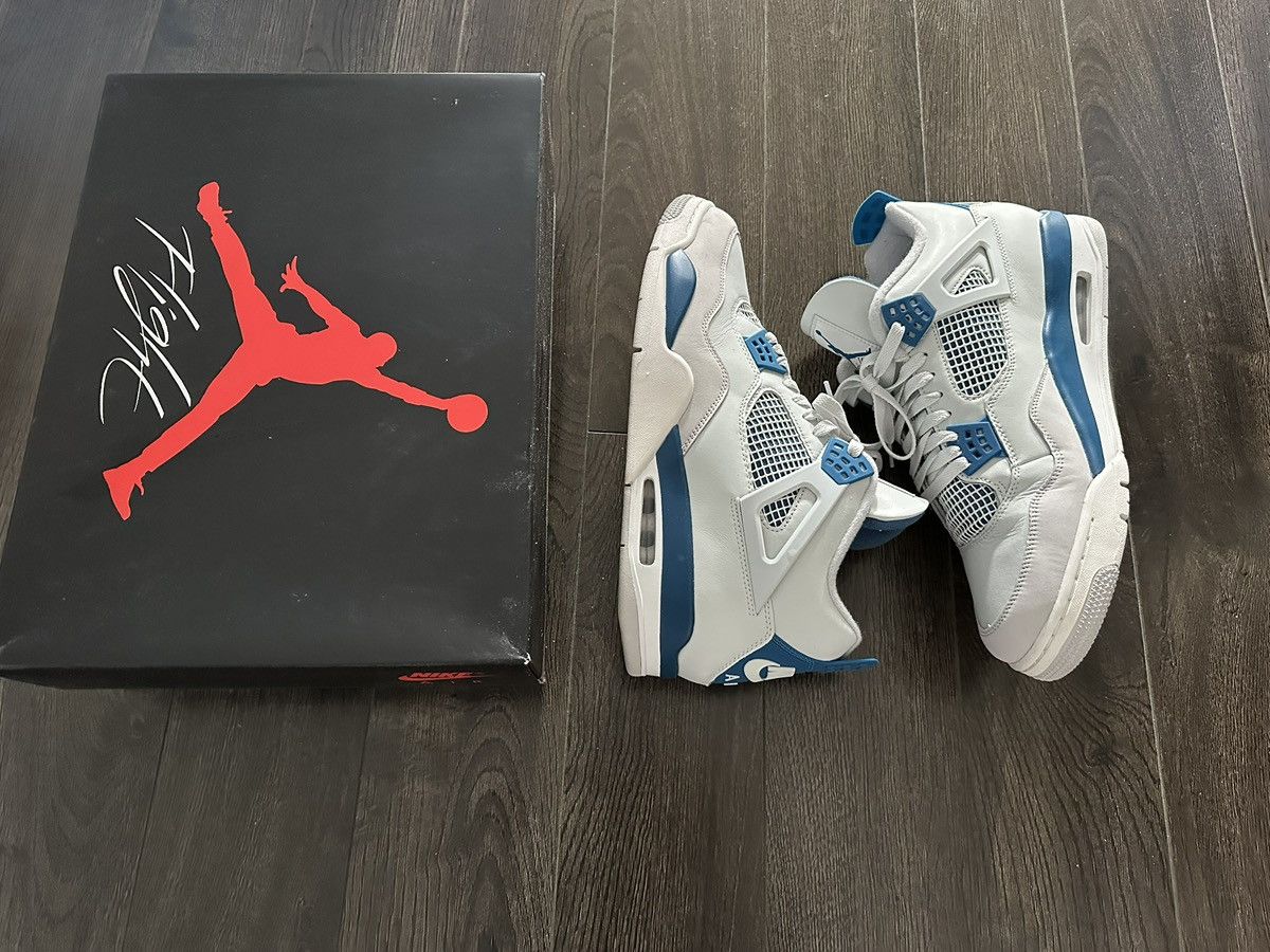 Jordan Brand Jordan 4 Retro Military Blue Size 14 Size US 14 / EU 47 - 7 Thumbnail