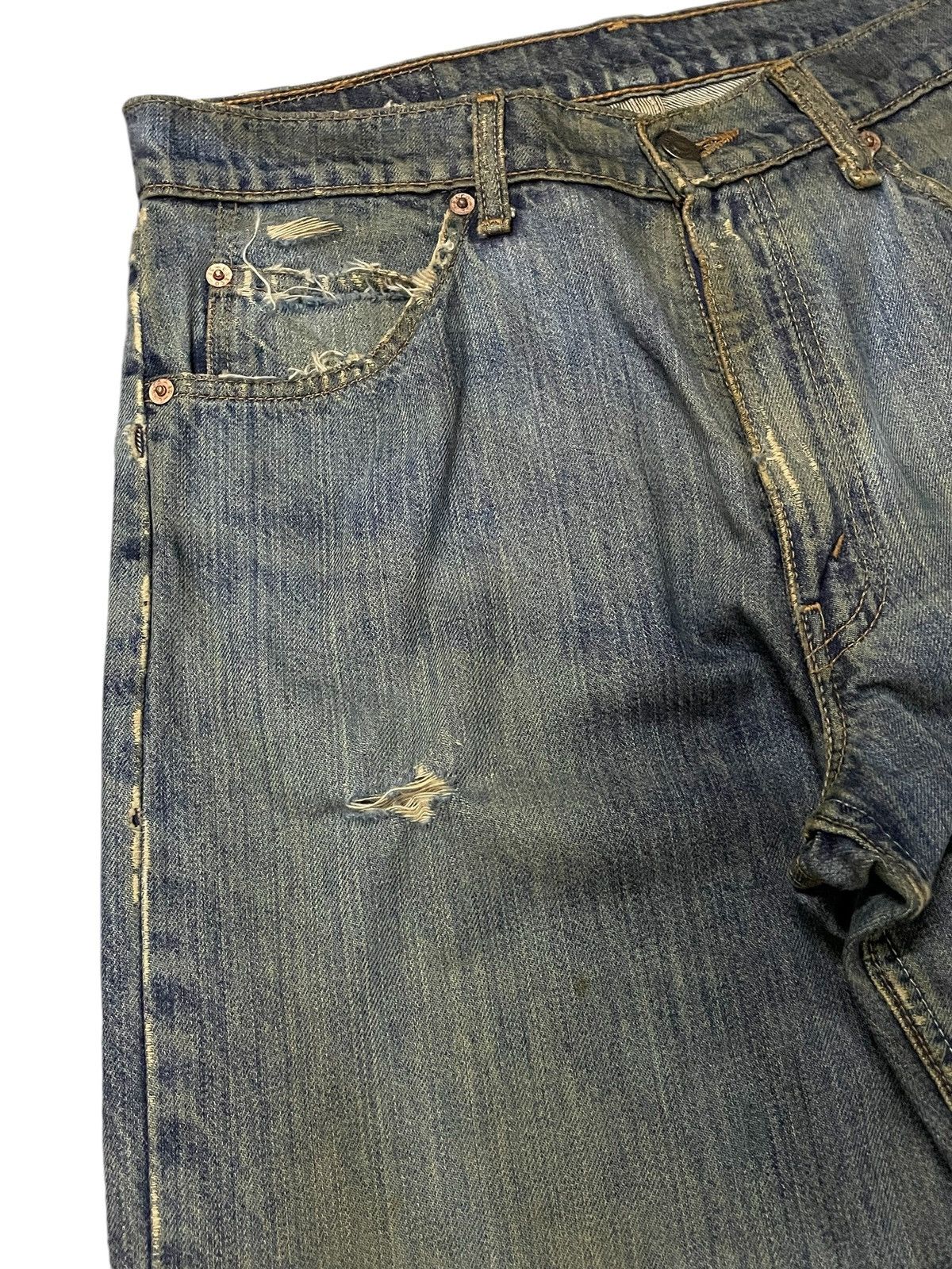 Levi's × Vintage Vintage Levis 612 Orange Tab Distressed Loose Jeans Size US 31 - 7 Thumbnail